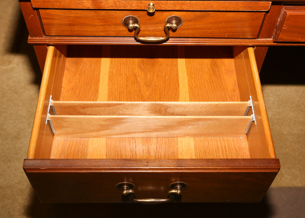 Vintage Executive Desk by Hoosier Desks