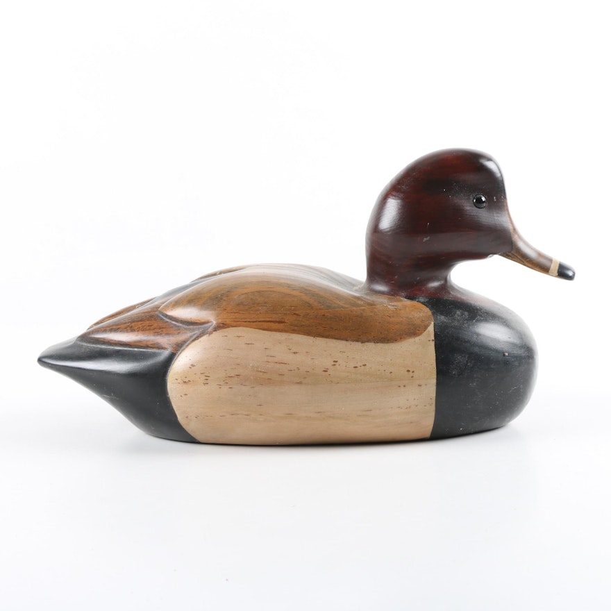 Tom Taber Carved Decoy Duck