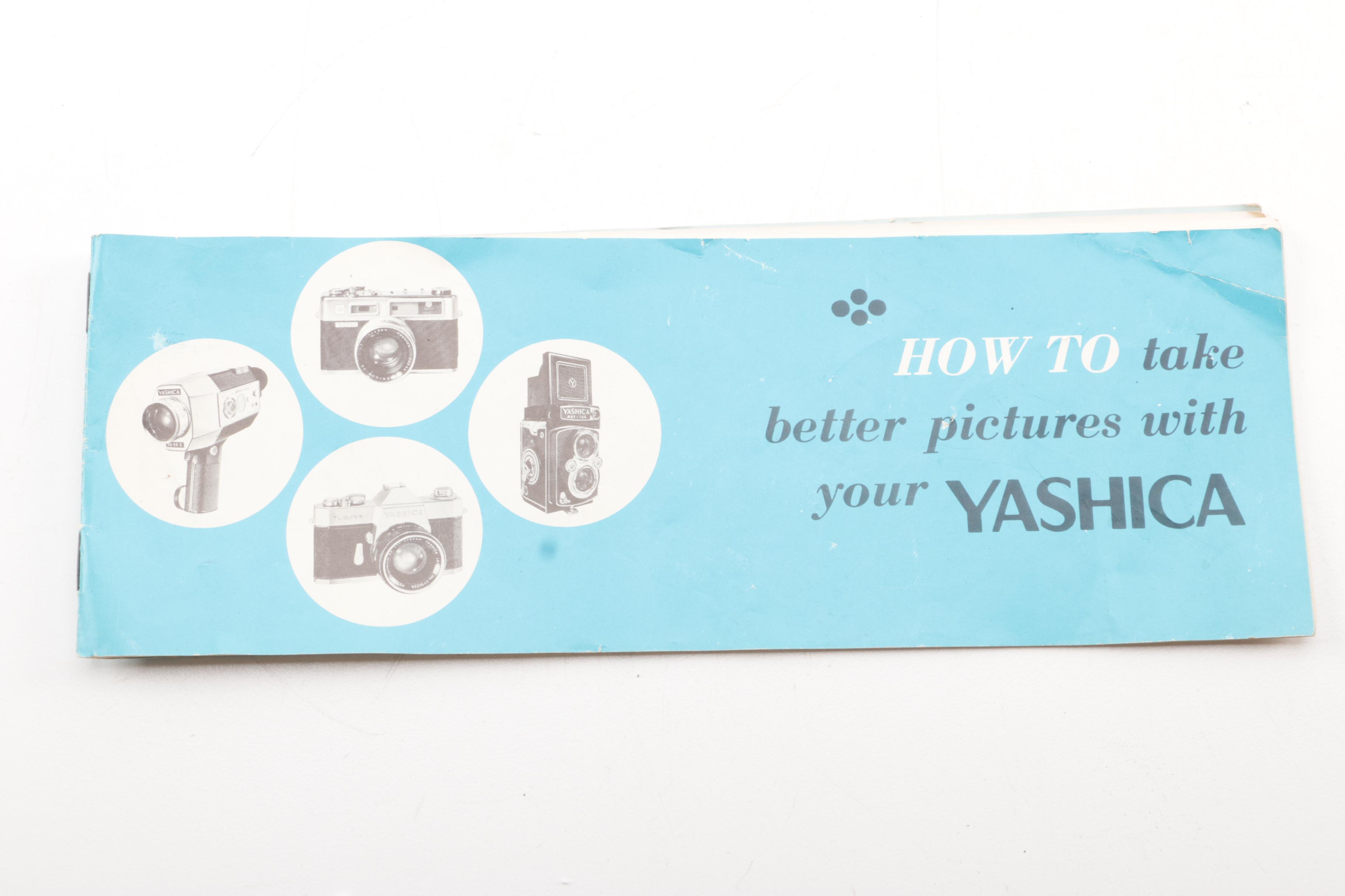 Yashica Super-60 Electronic Film Camera with Film and Carrying Bag