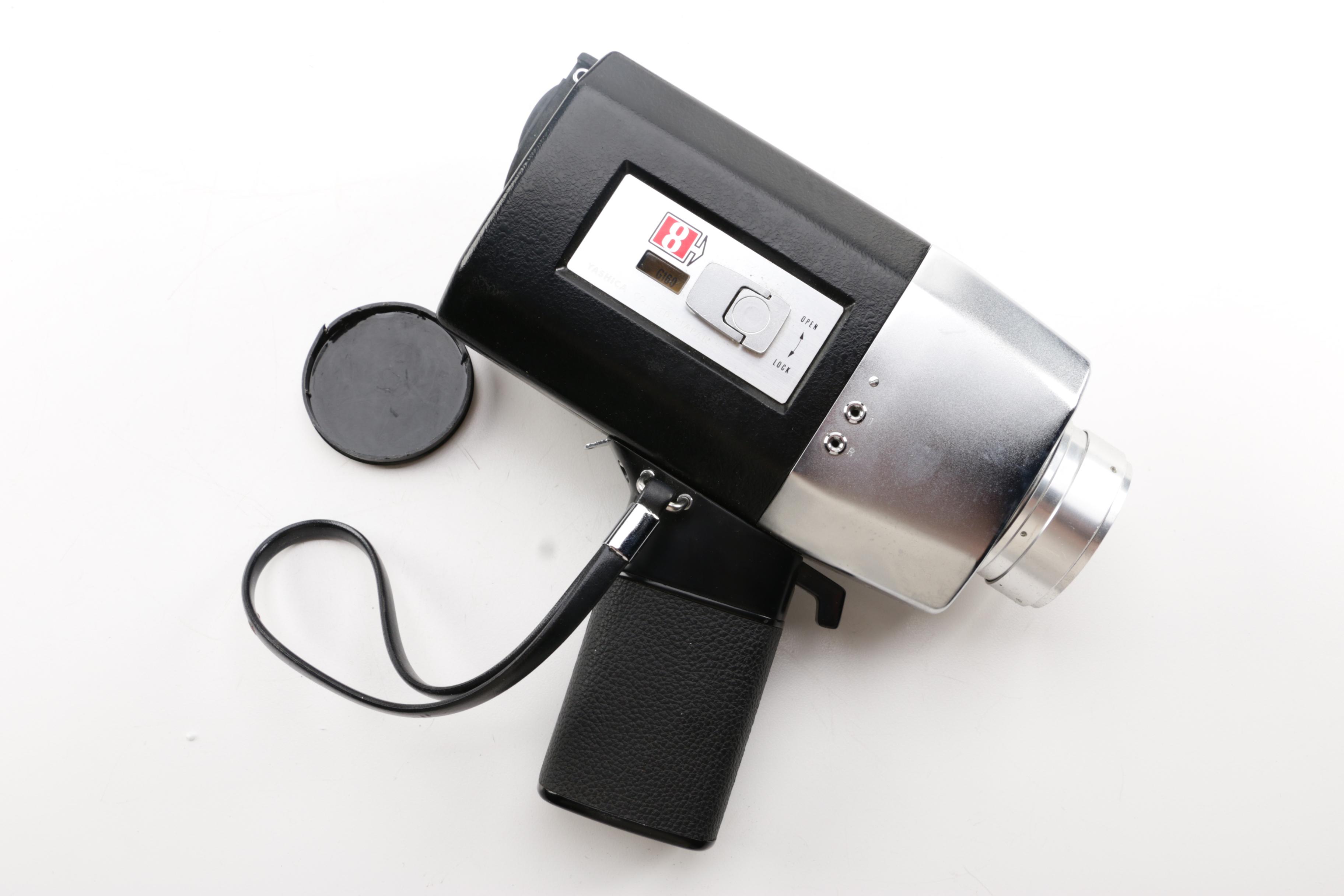 Yashica Super-60 Electronic Film Camera with Film and Carrying Bag