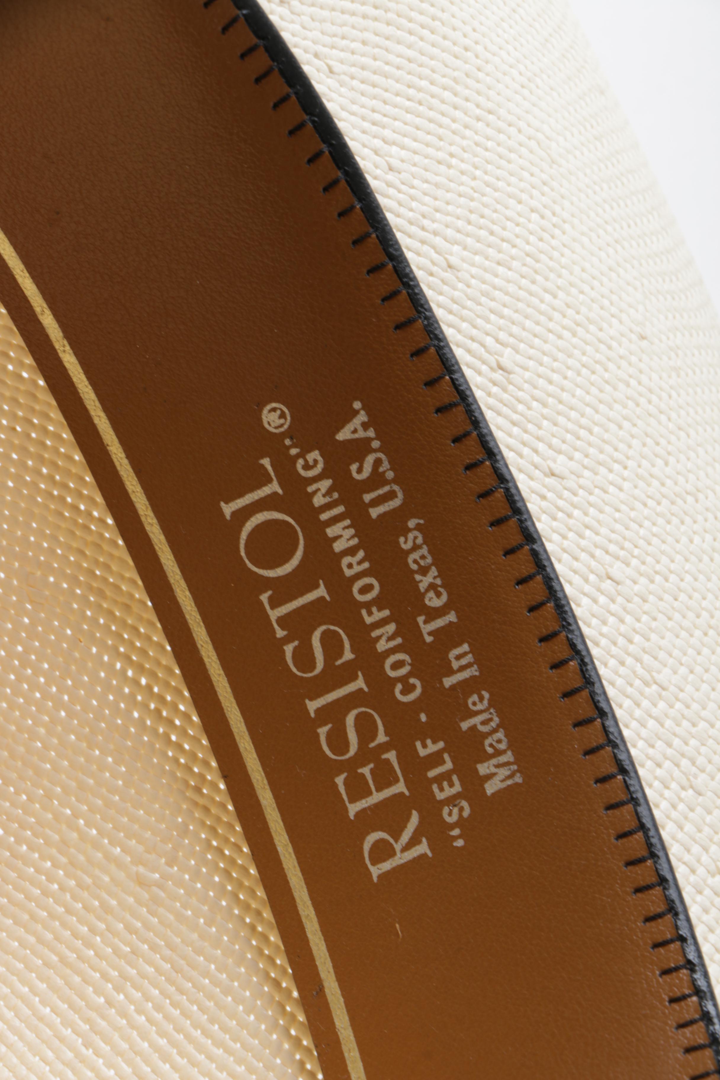 Men's Resistol Woven Genuine Shantung Panama Style Western Hat