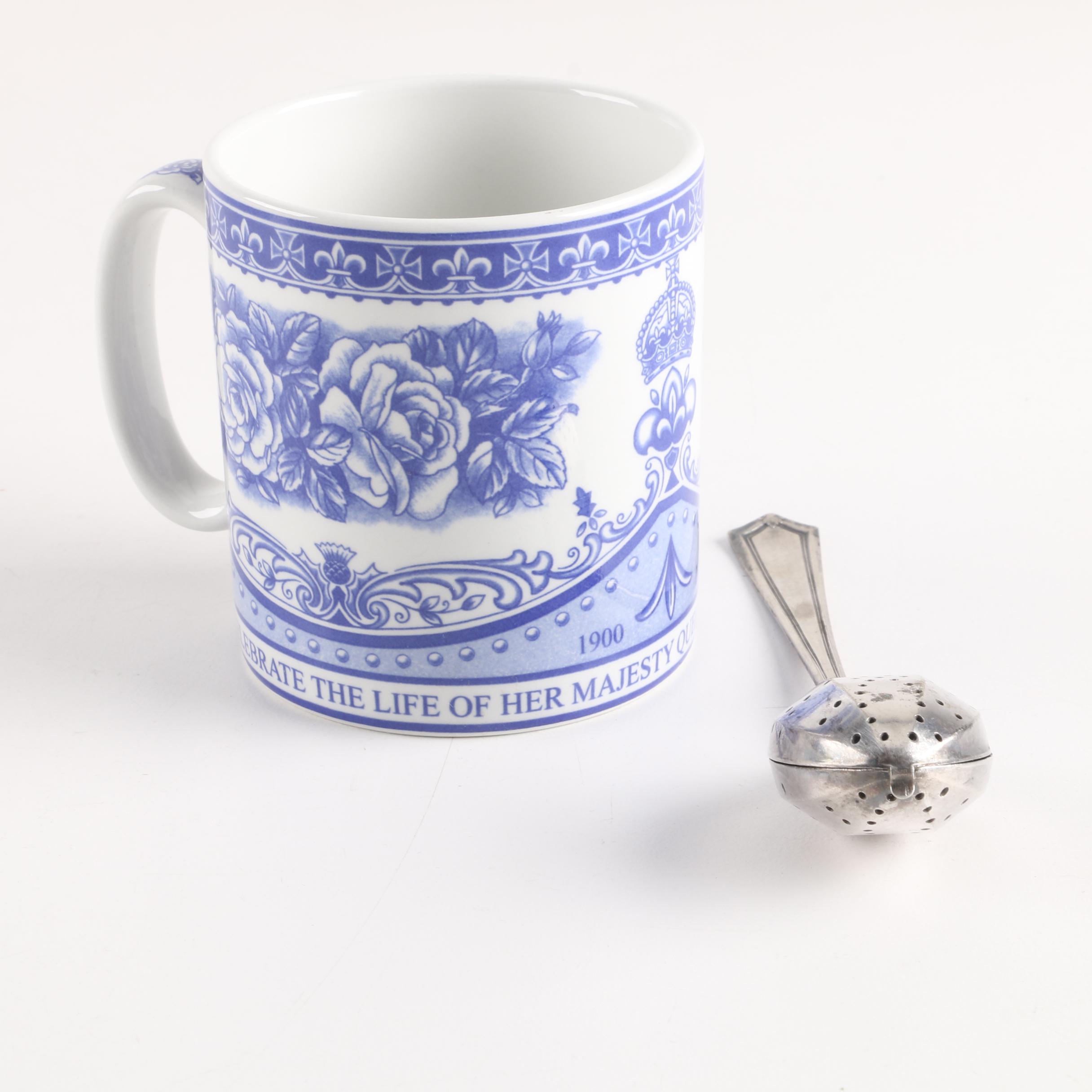 Tea Items and Platters Including "Favorite Bavaria" Porcelain