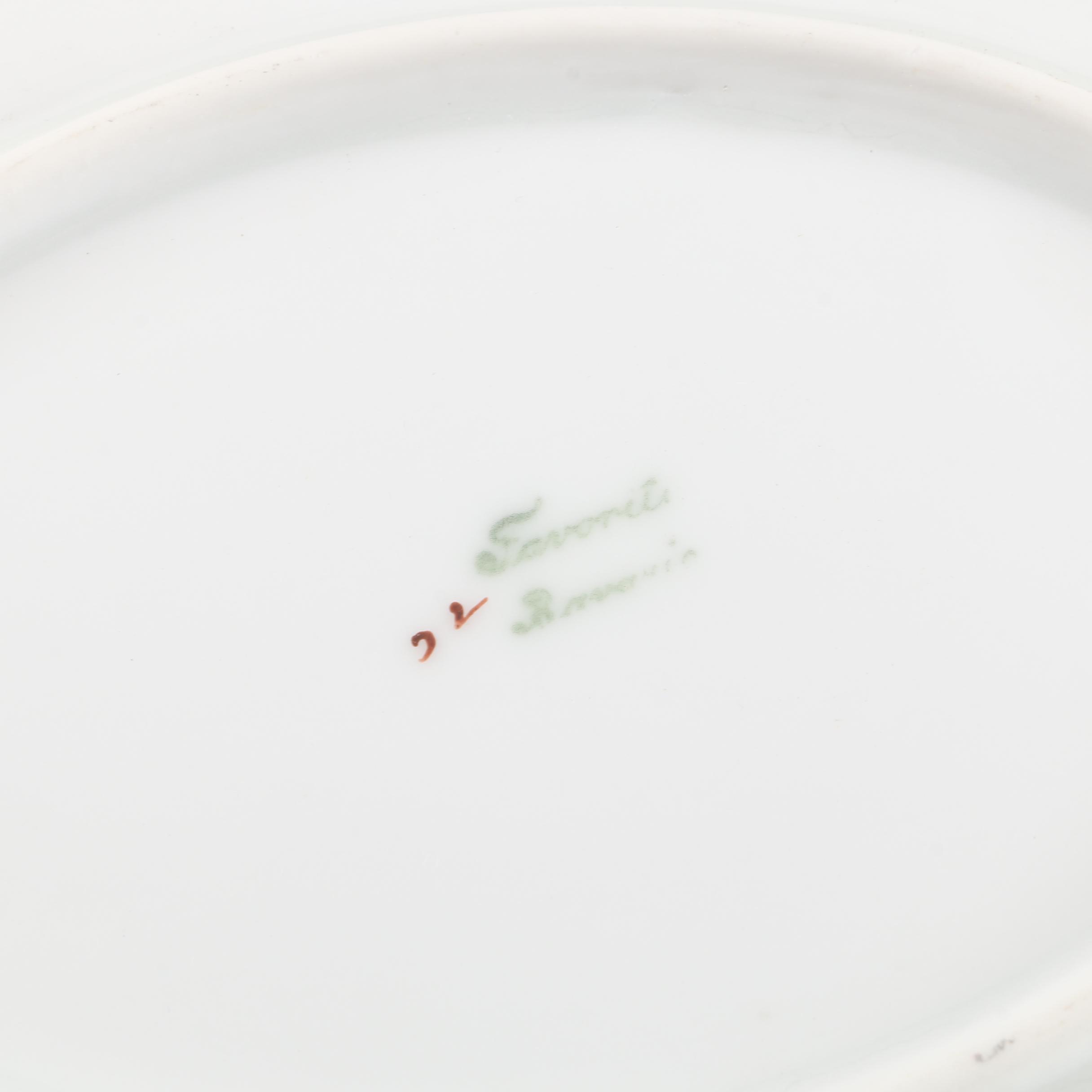 Tea Items and Platters Including "Favorite Bavaria" Porcelain