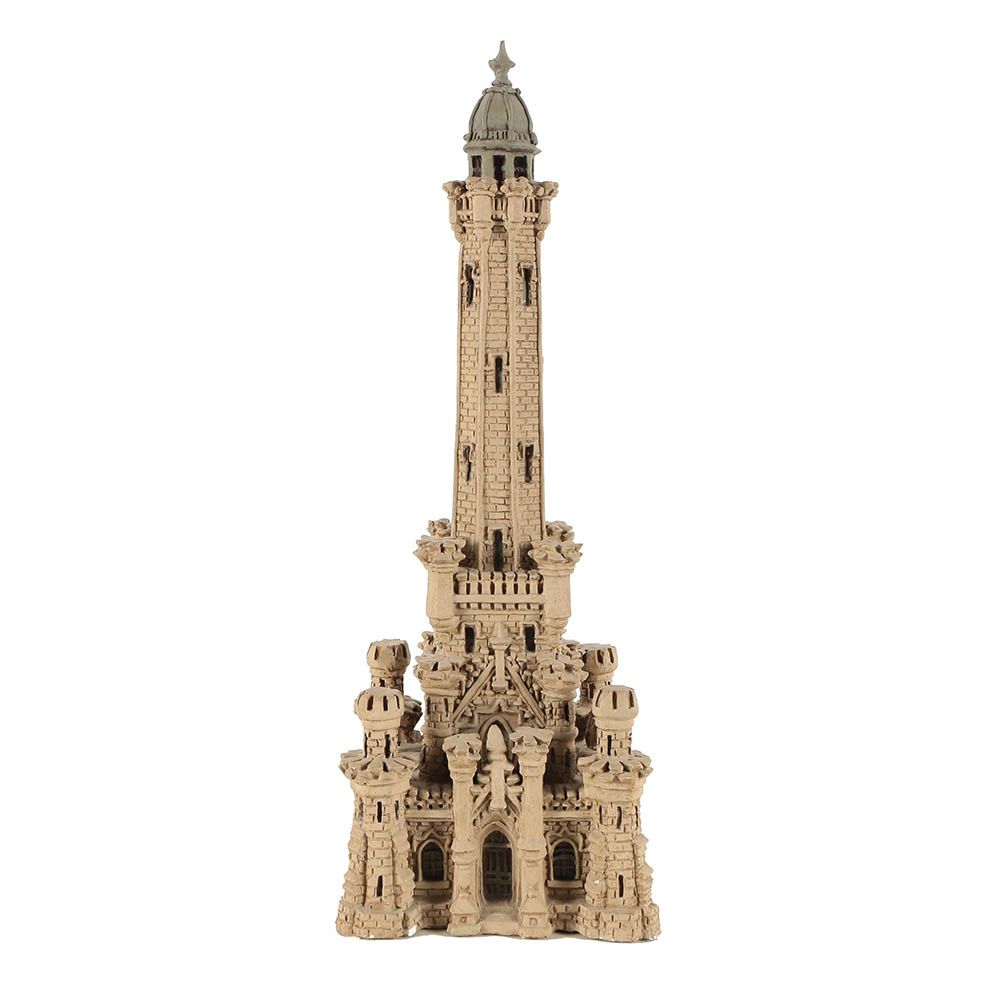 Plaster Sculpture of the Chicago Water Tower by Zany Jacobsen