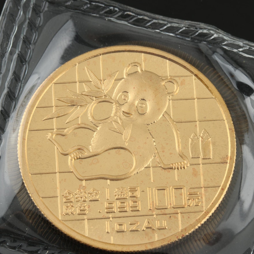 1989 100 Yuan Chinese 1 Oz. Gold Panda