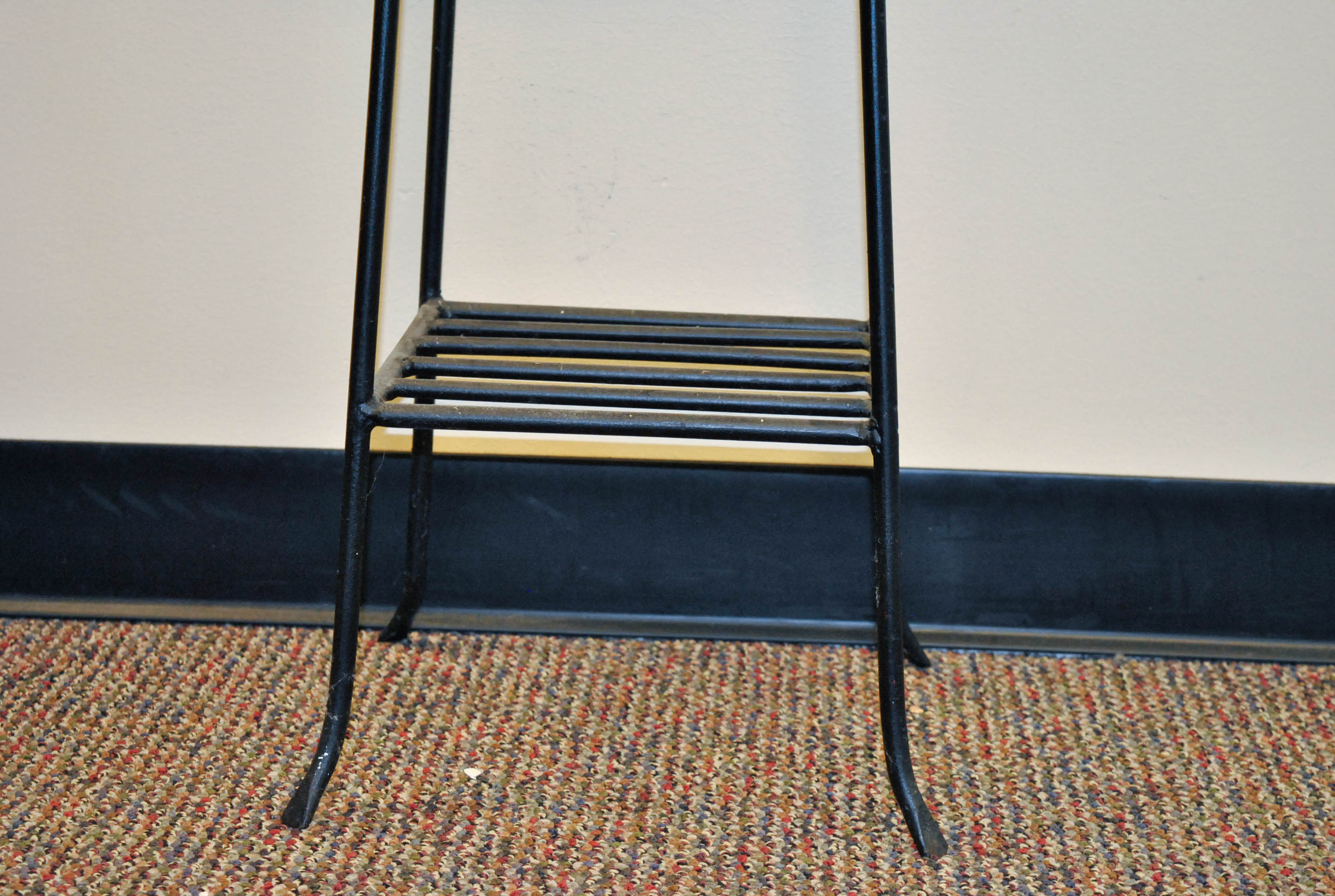 Wood and Metal Plant Stand