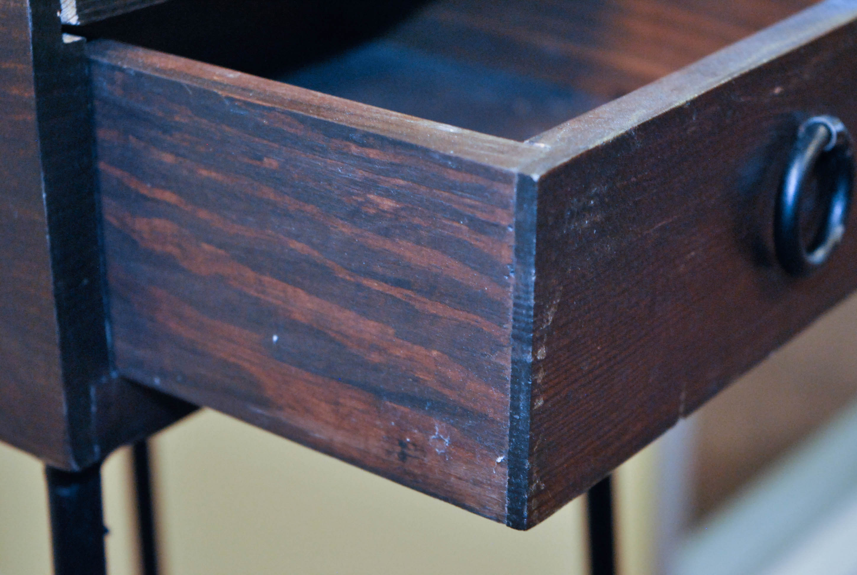 Wood and Metal Plant Stand