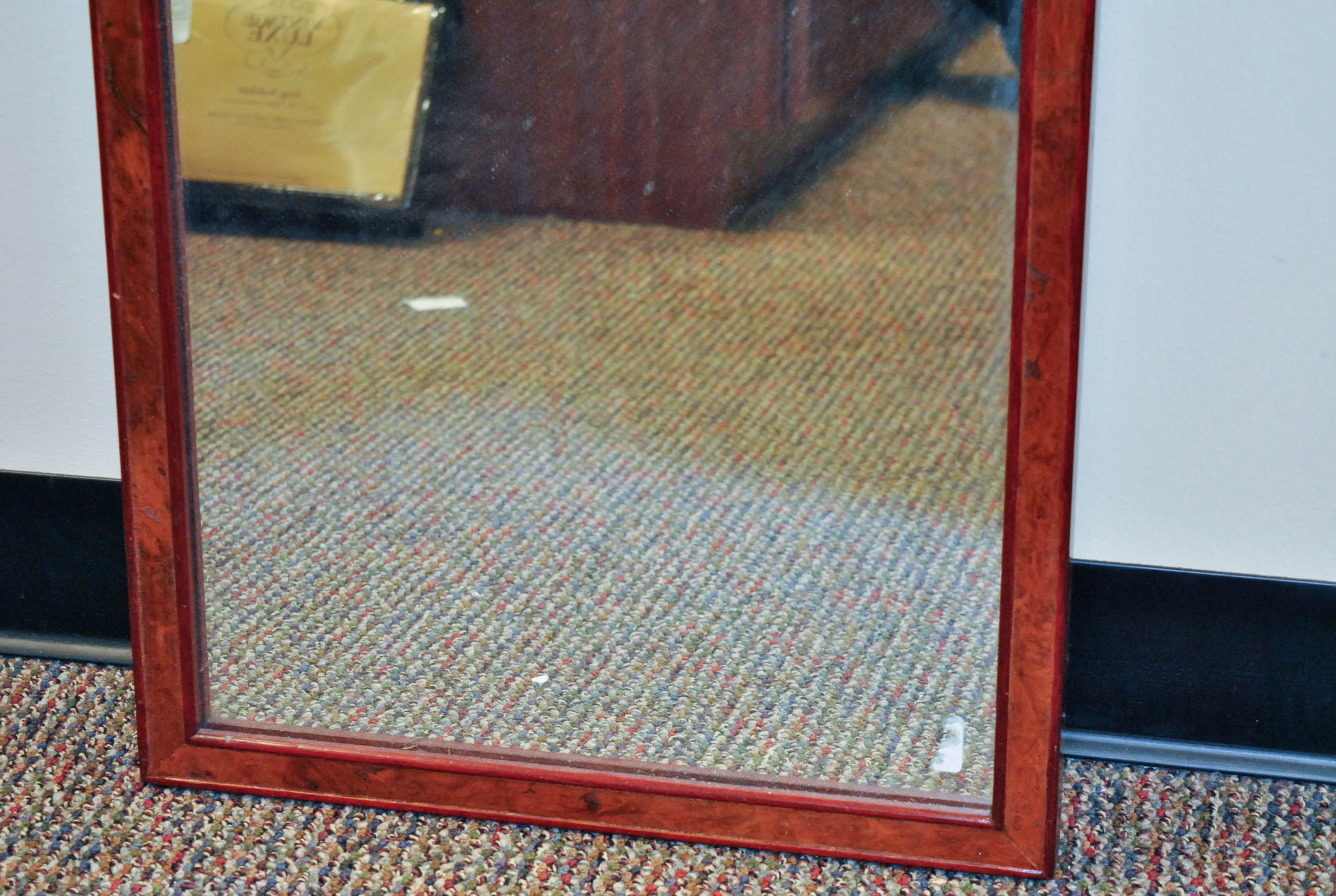 Chinese Wooden Wall Mirror