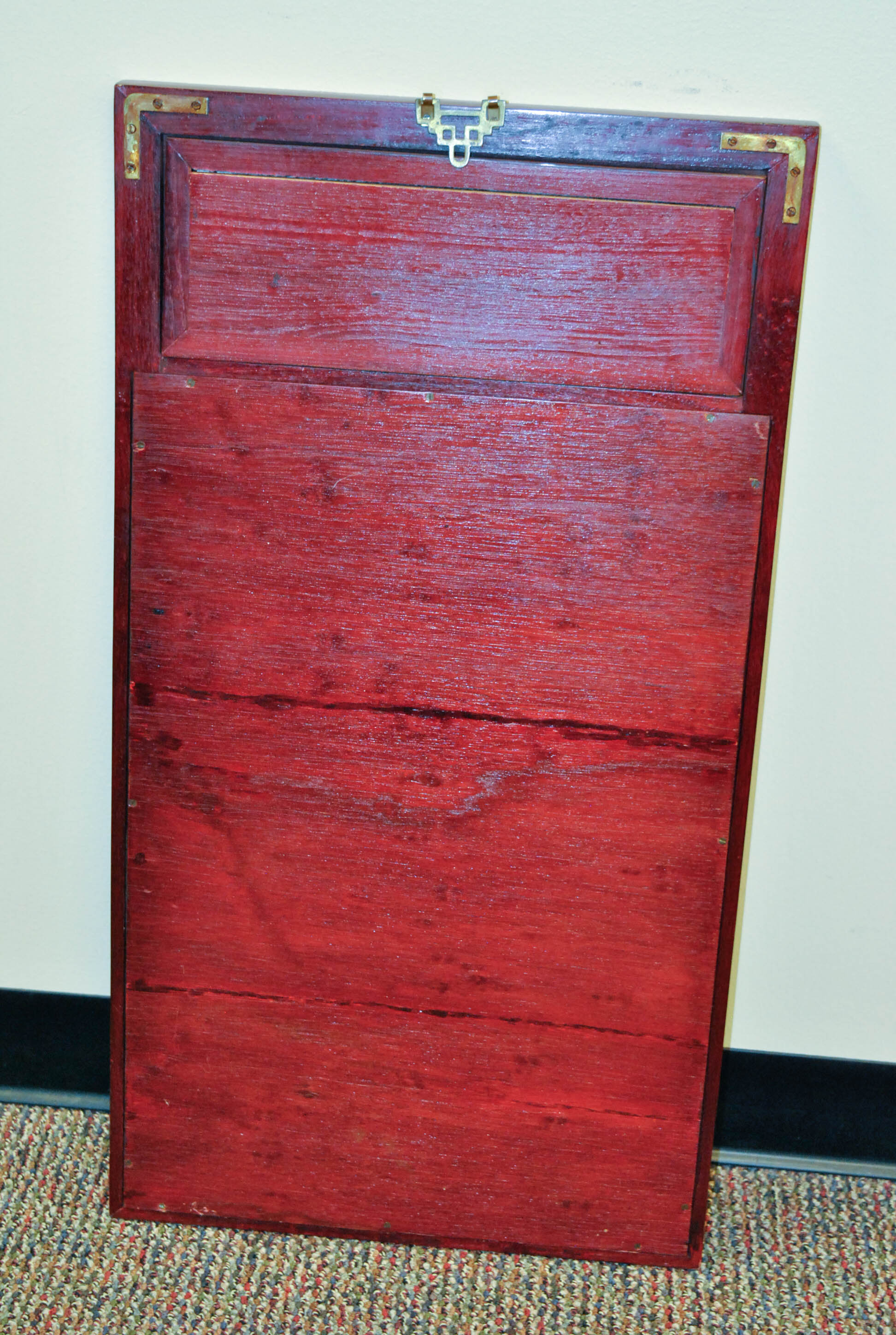 Chinese Wooden Wall Mirror