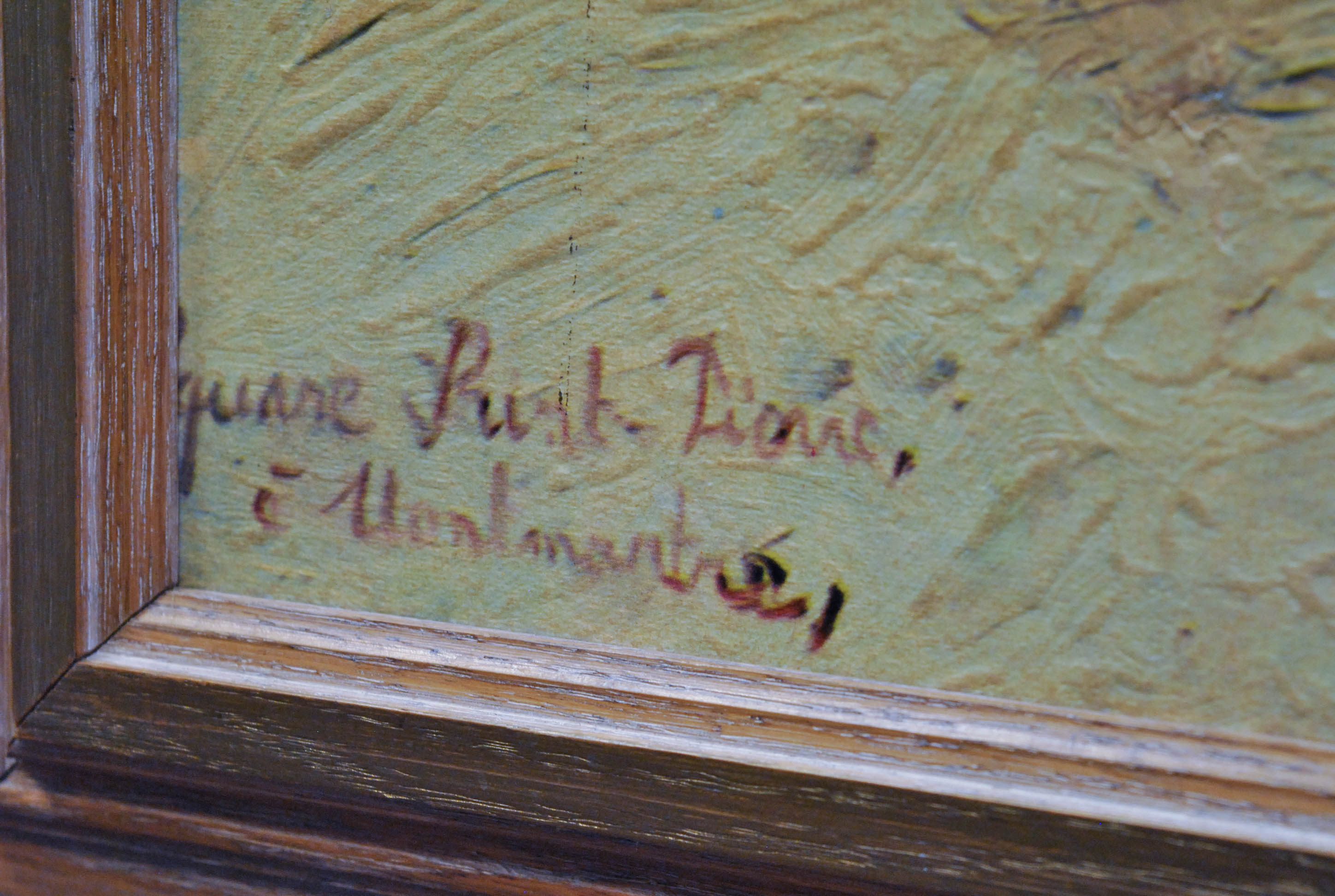 Print on Canvas of Maurice Utrillo "Winter in Paris"