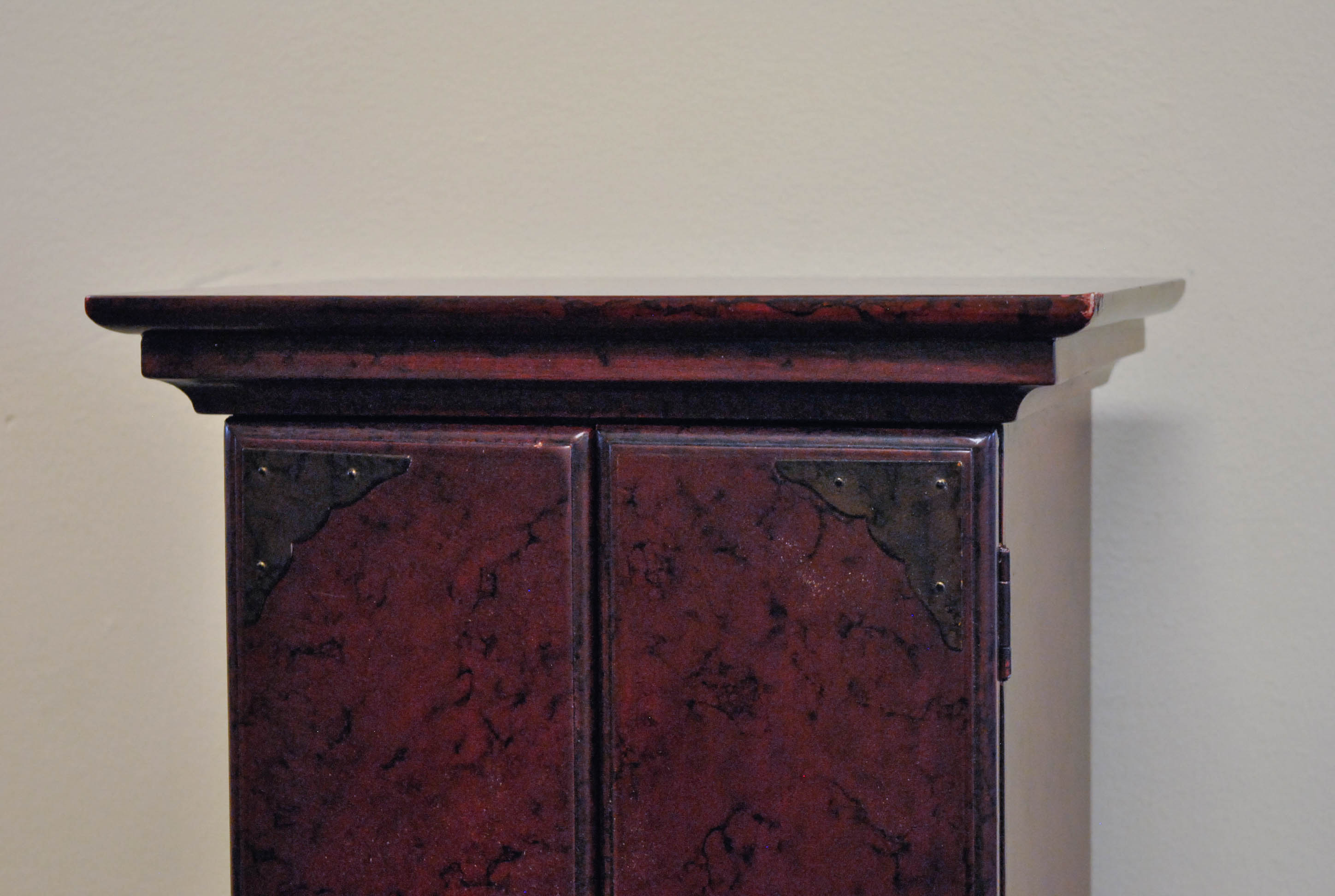 Contemporary Asian Inspired Narrow Storage Cabinet