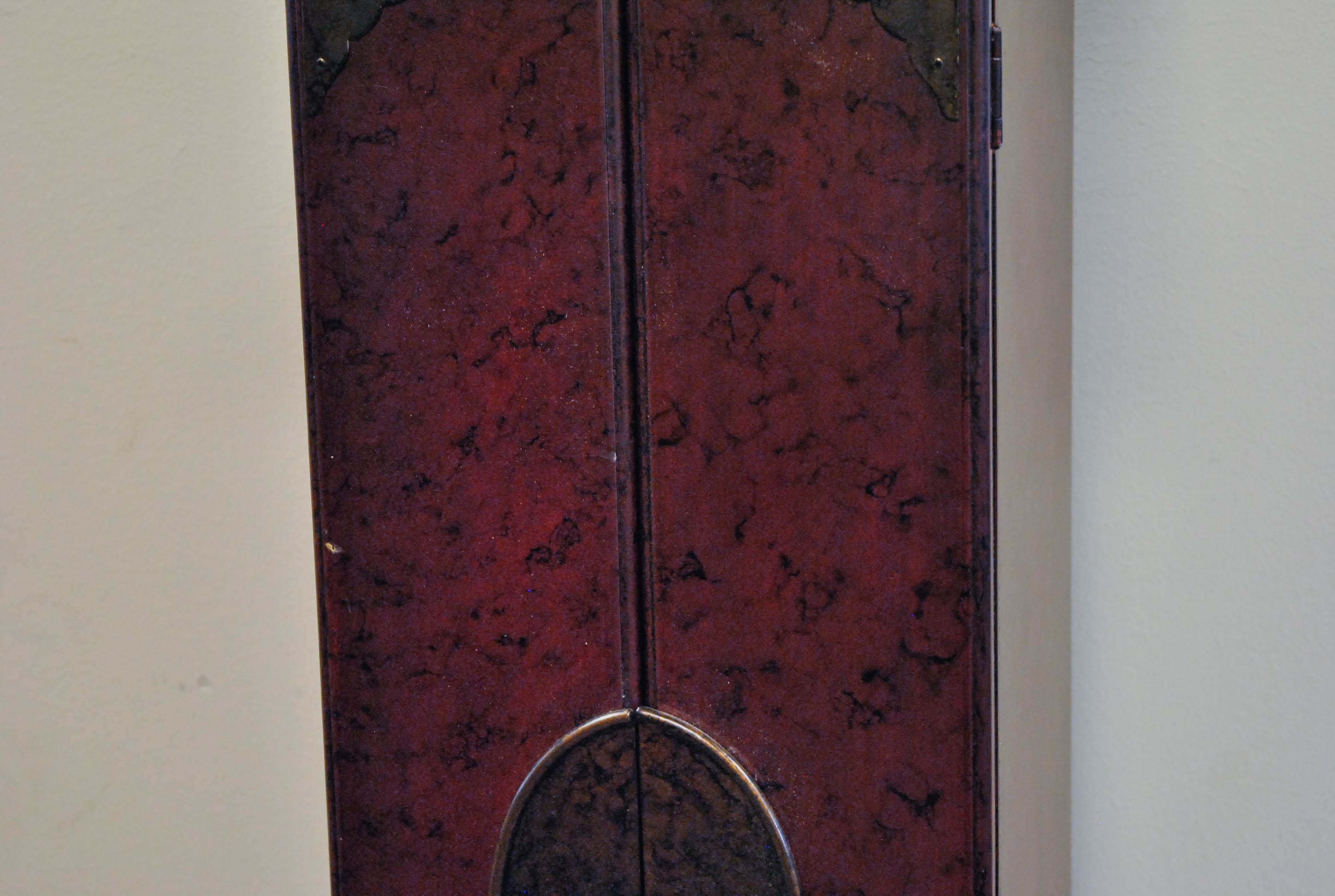 Contemporary Asian Inspired Narrow Storage Cabinet