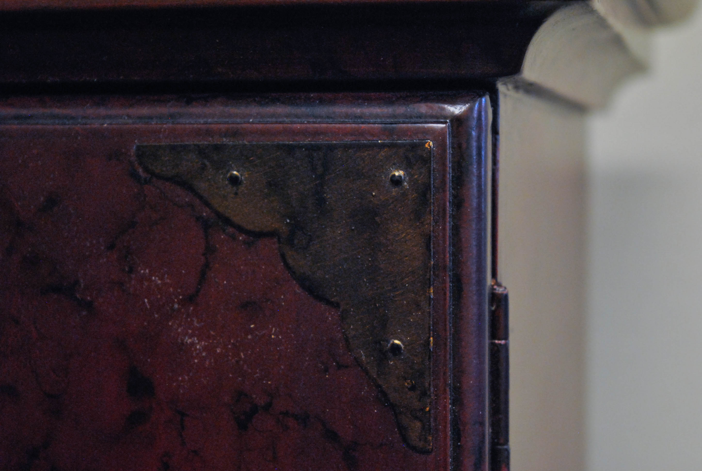 Contemporary Asian Inspired Narrow Storage Cabinet