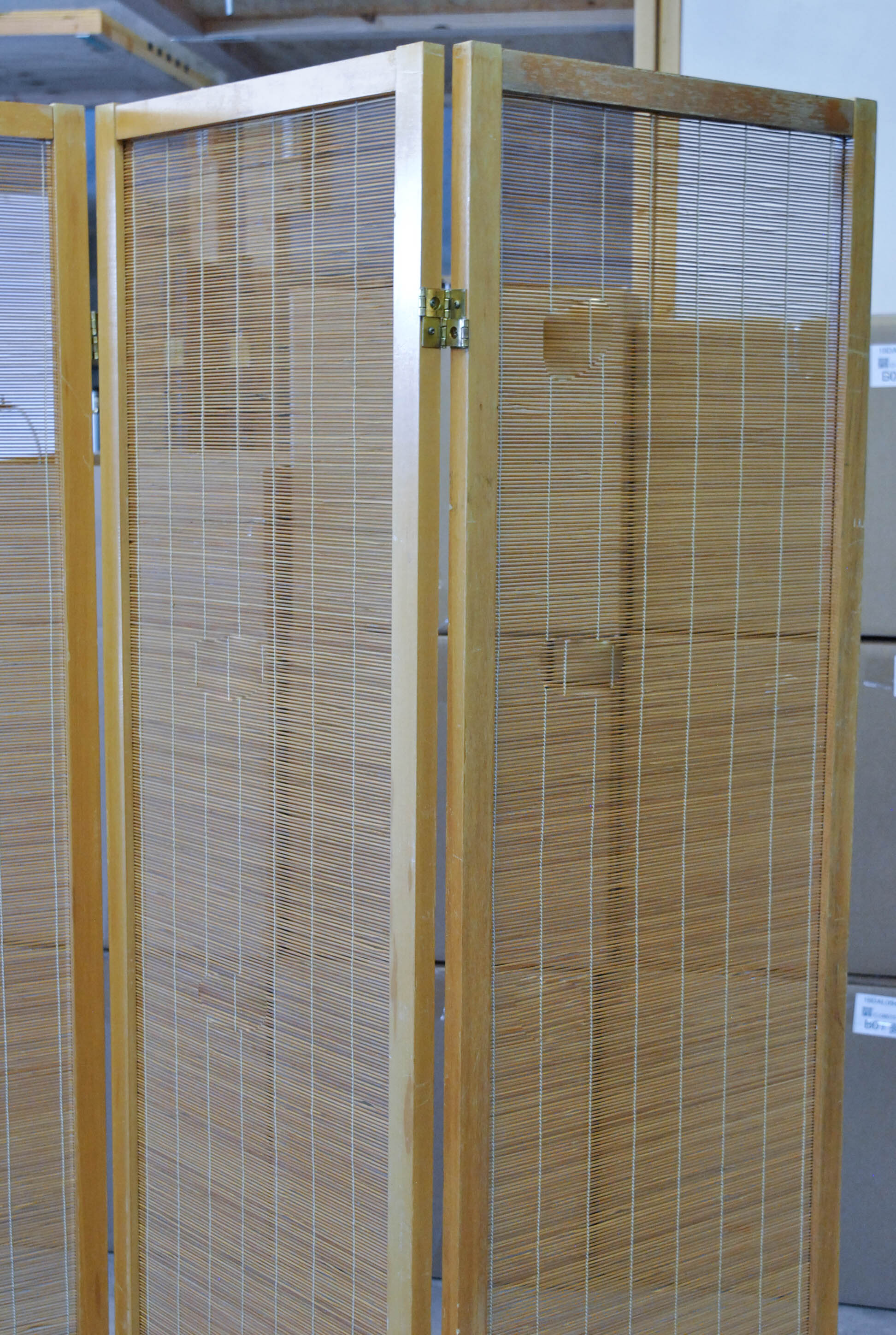 Bamboo Folding Screen