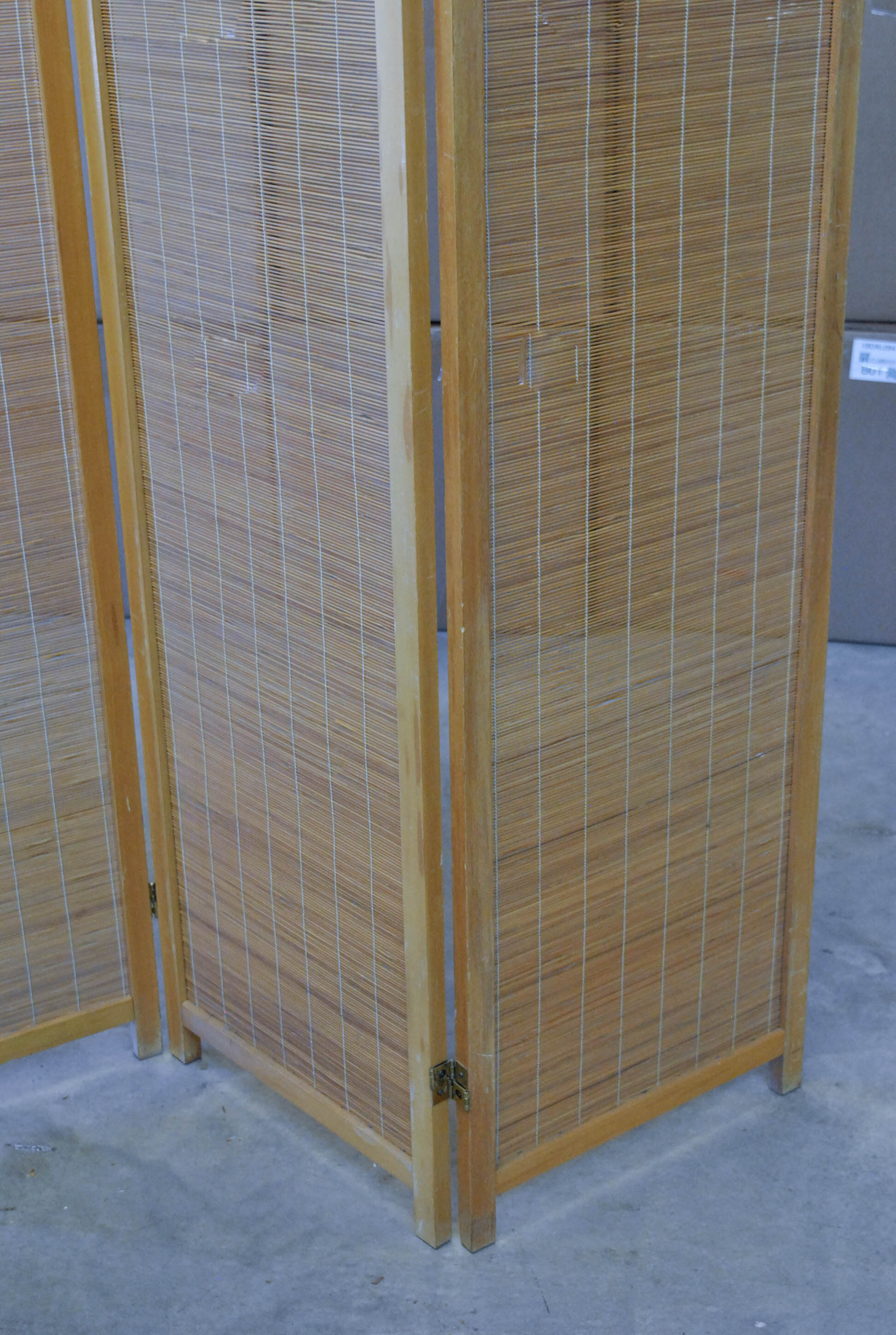 Bamboo Folding Screen