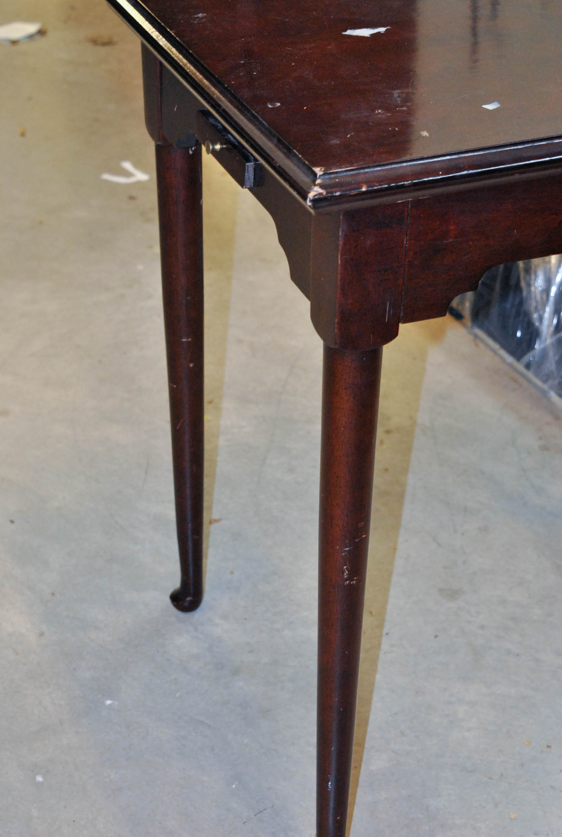 Vintage Dark Cherry Six-In-One Game Table by Franklin