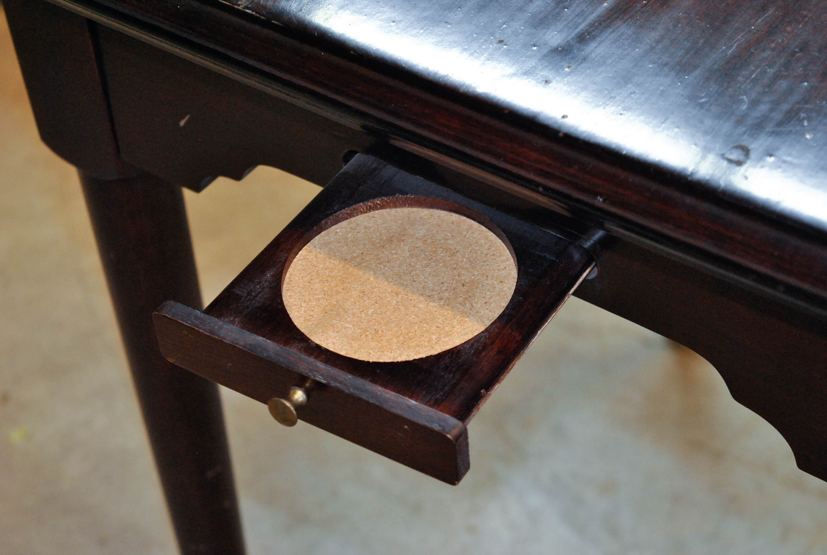 Vintage Dark Cherry Six-In-One Game Table by Franklin