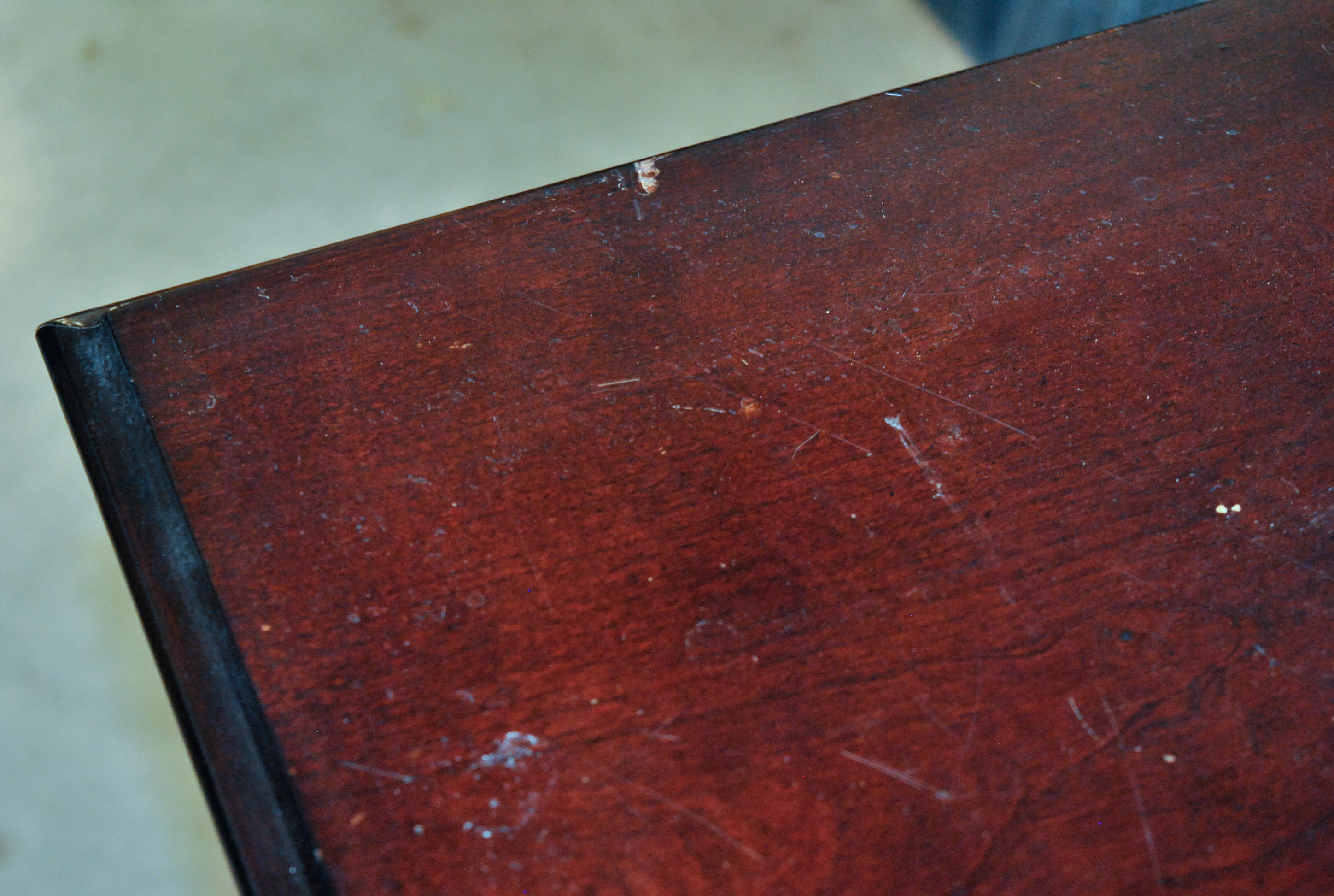 Vintage Dark Cherry Six-In-One Game Table by Franklin