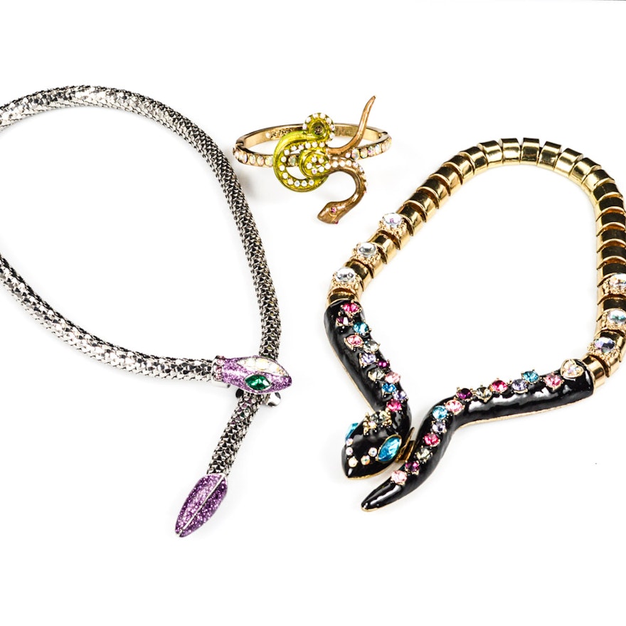 Betsey Johnson Serpent Jewelry