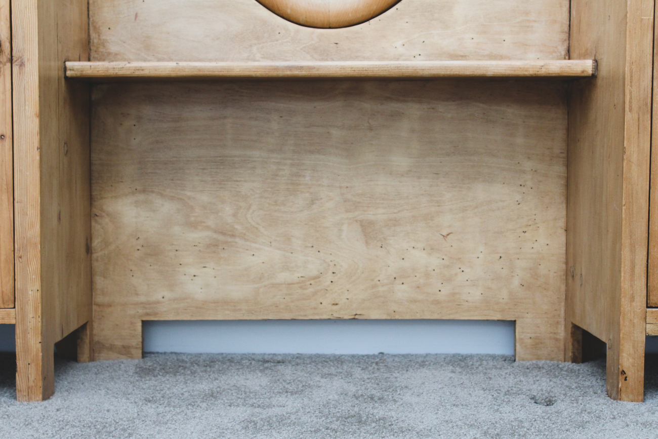 Farmhouse Style Vanity Mirror with Wood Shelf and Drawers