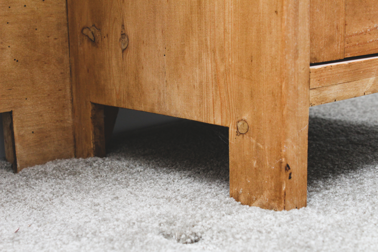 Farmhouse Style Vanity Mirror with Wood Shelf and Drawers