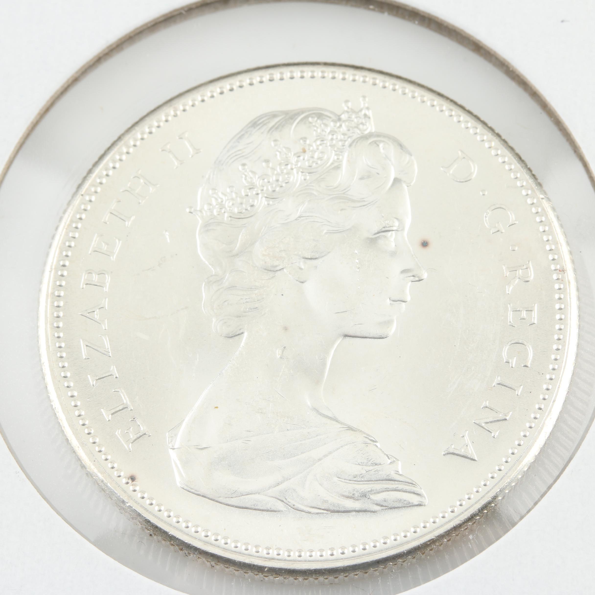 1967 Canadian Silver Dollar (100 Year commemorative)