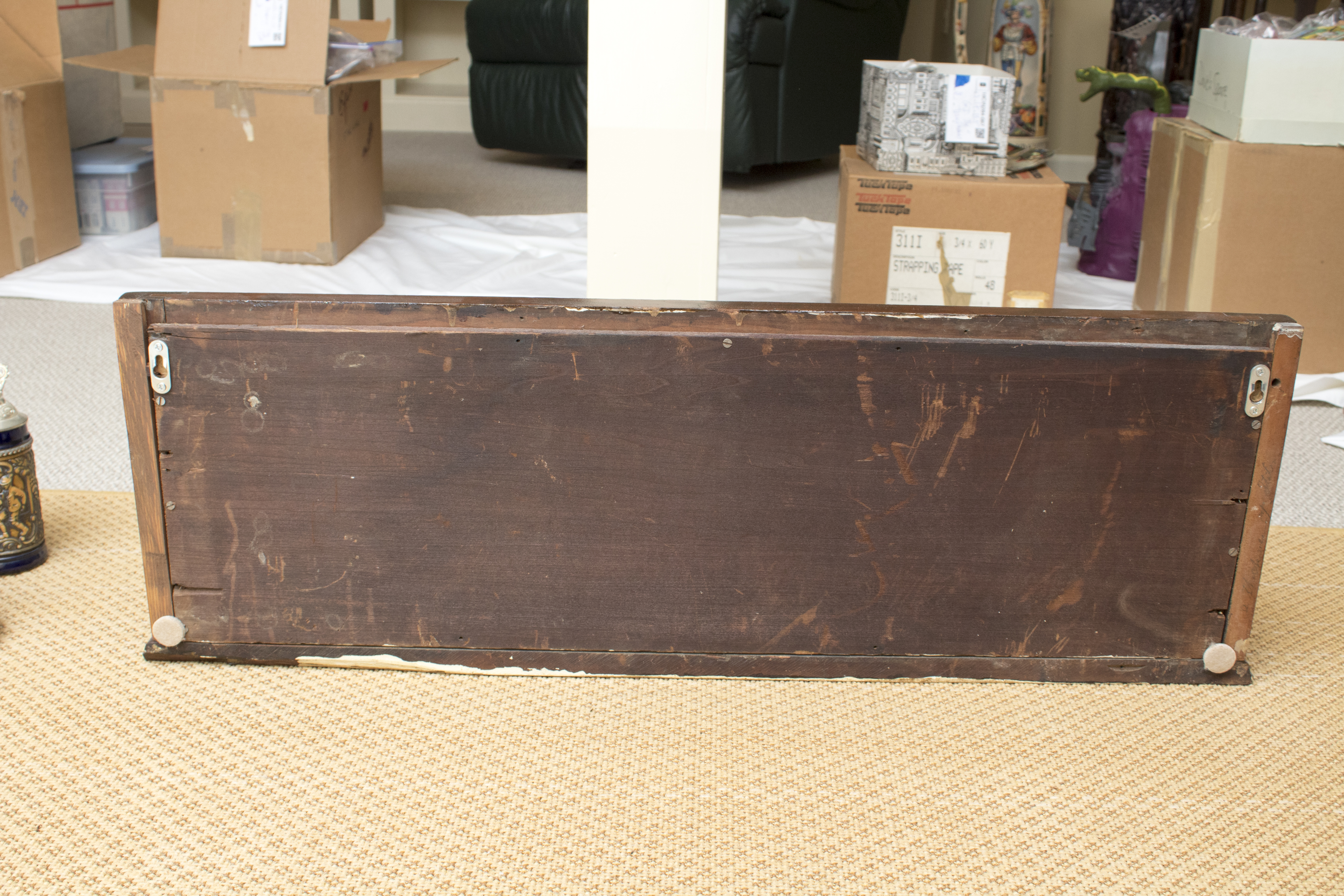 German Beer Steins Featuring Gerz and a Vintage Ledge Mirror