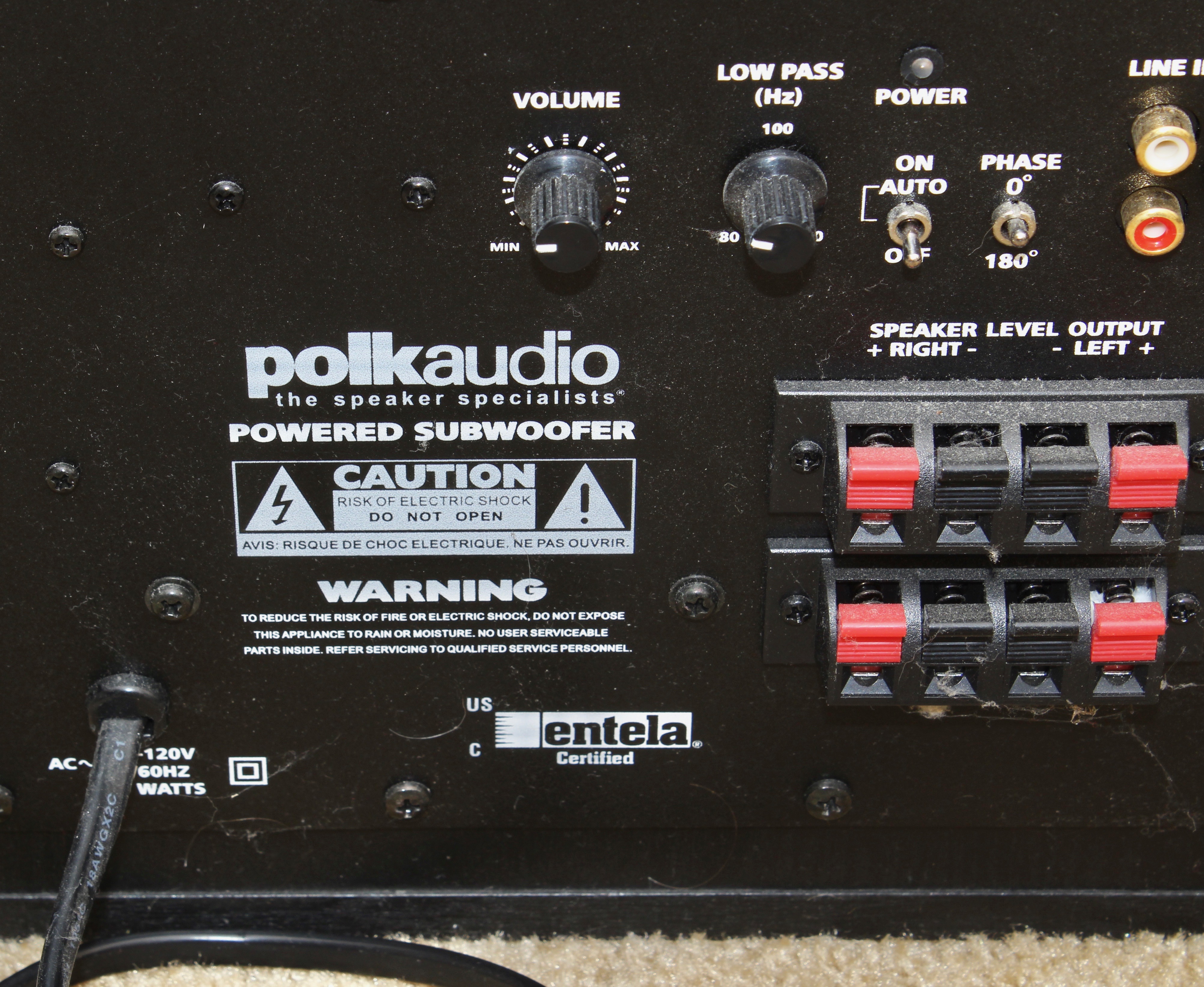 Pioneer Type 3 Turntable, Subwoofer, and Speaker Stands