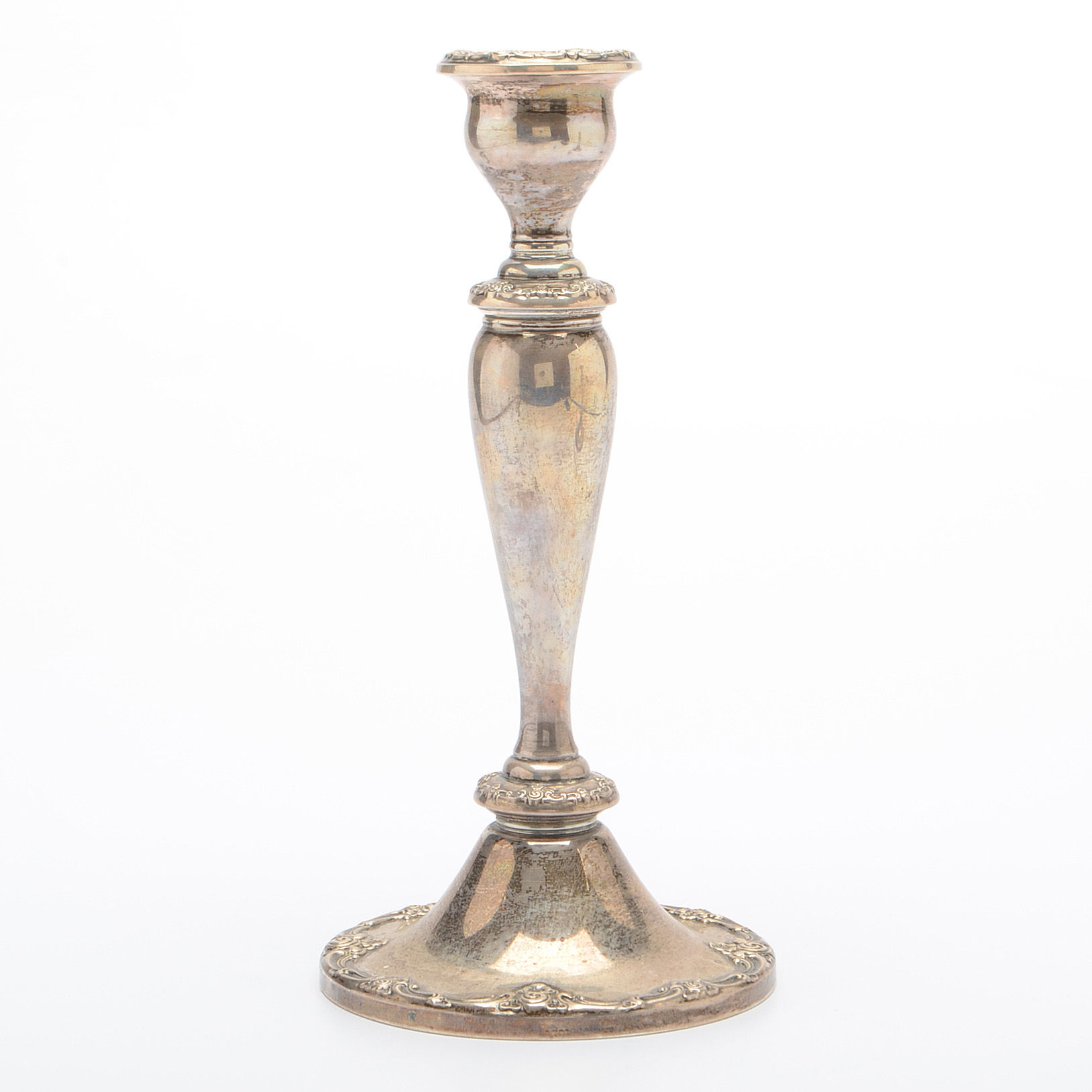 Gorham "Melrose" Weighted Sterling Silver Candlesticks