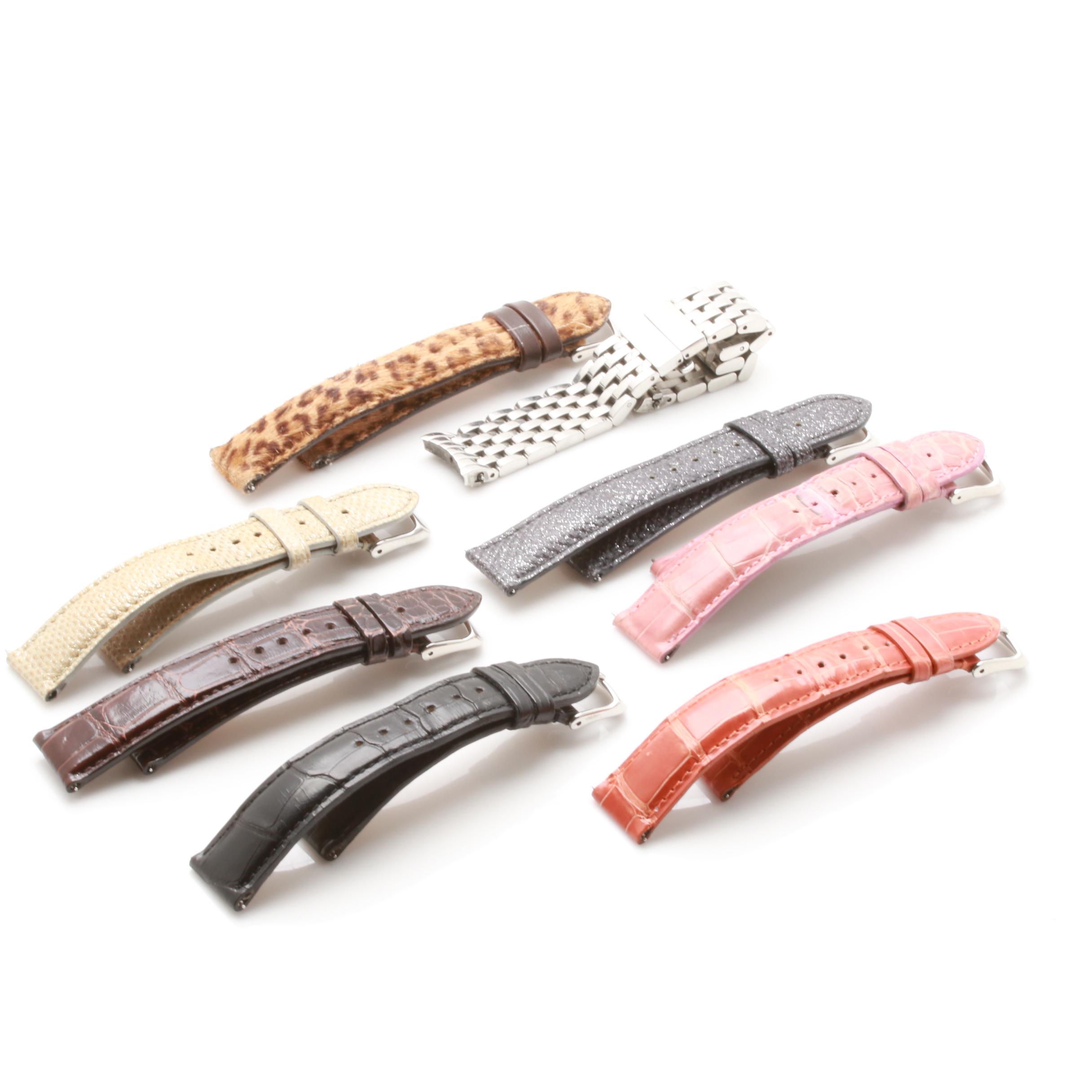 Michele CSX Stainless Steel Diamond Chronograph Watch With Assorted Straps