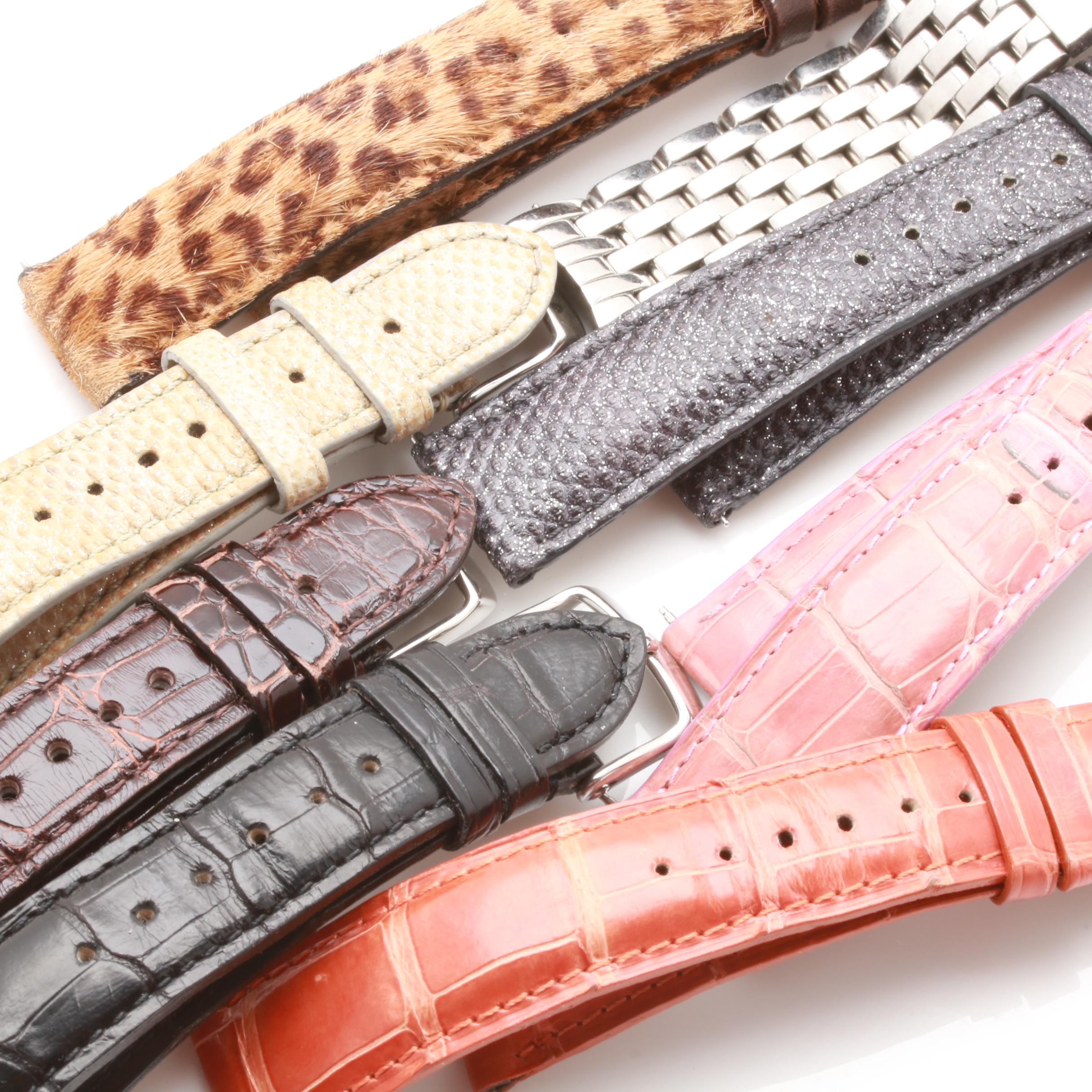 Michele CSX Stainless Steel Diamond Chronograph Watch With Assorted Straps