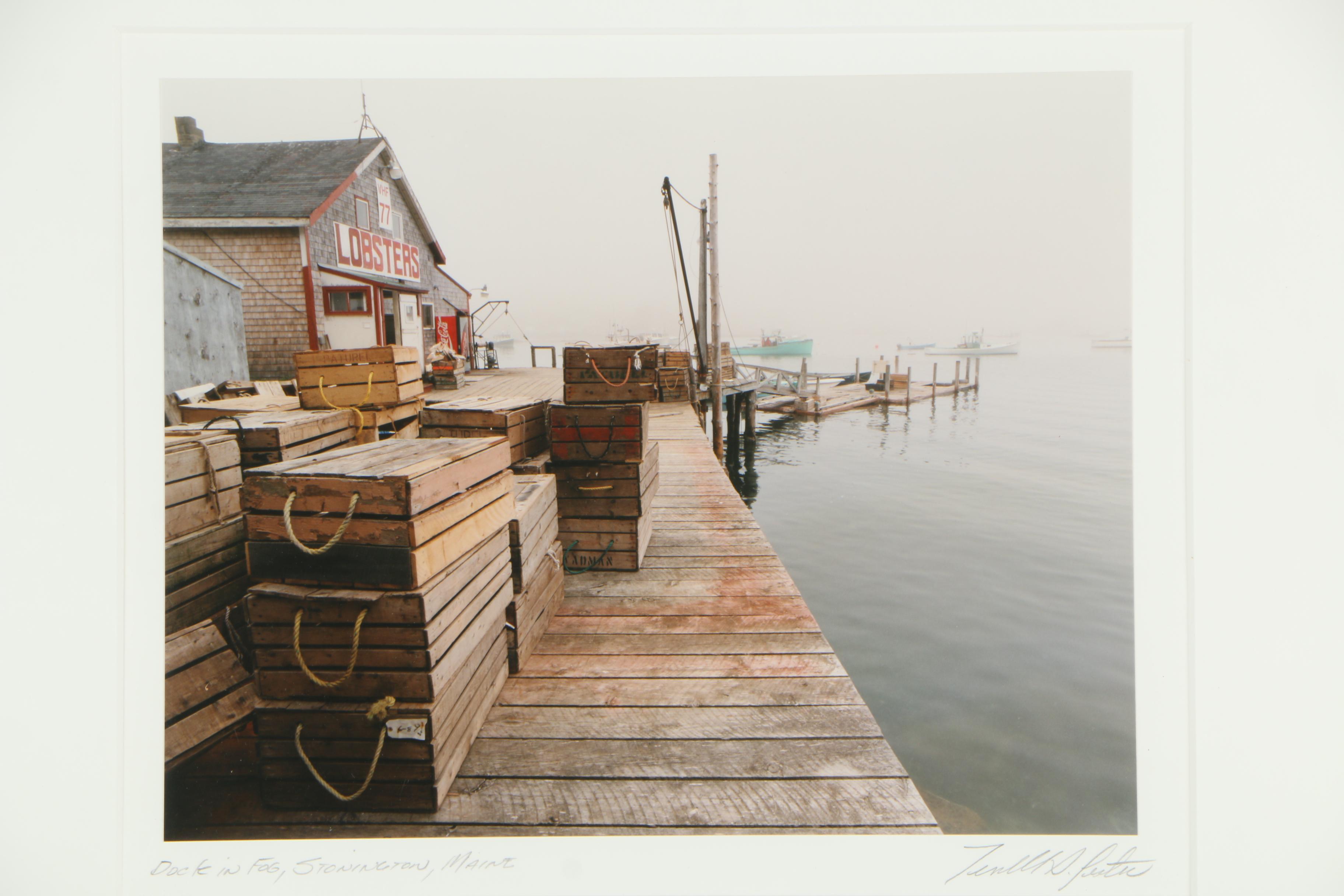 Terrell S. Lester Photograph "Dock in Fog"