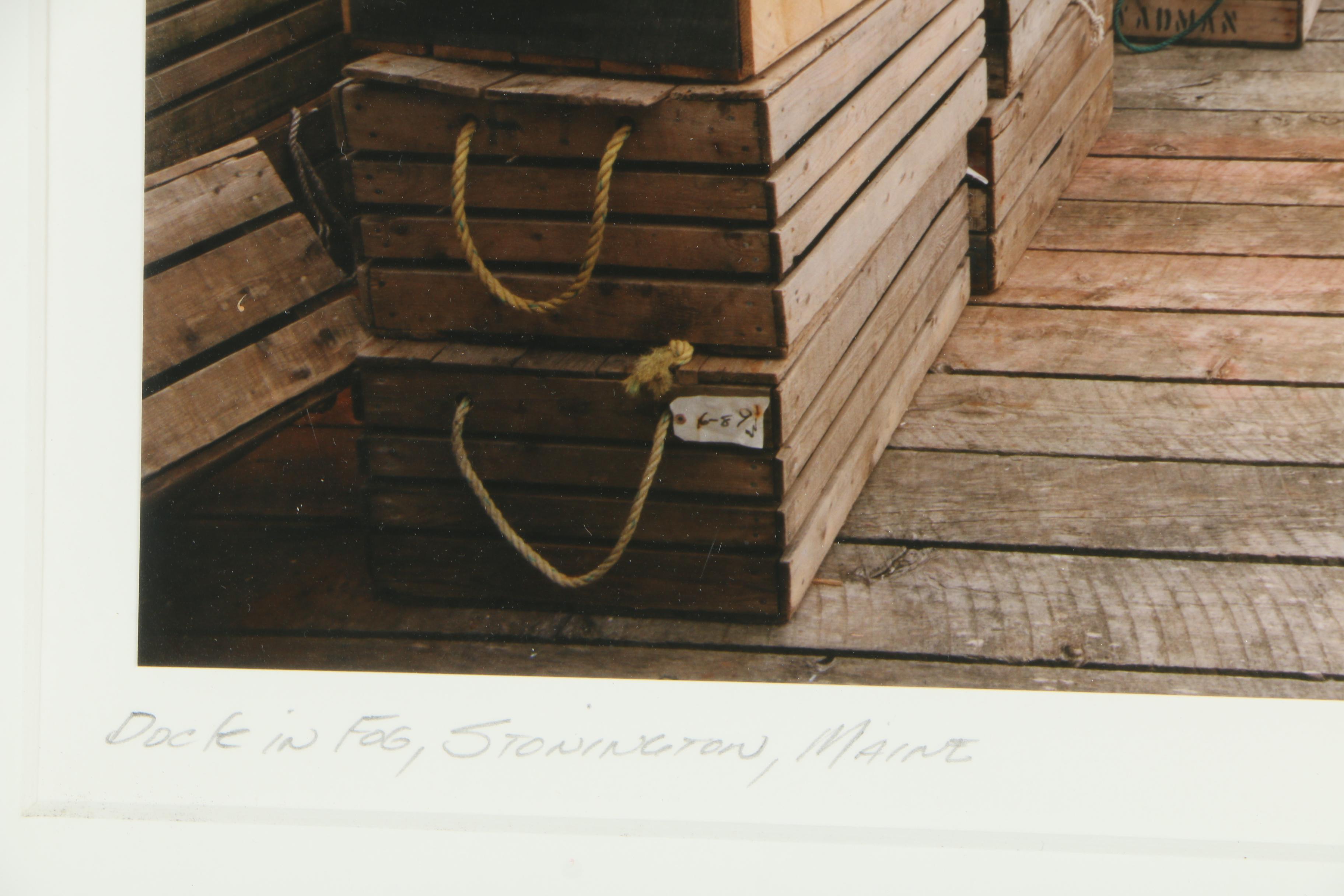 Terrell S. Lester Photograph "Dock in Fog"