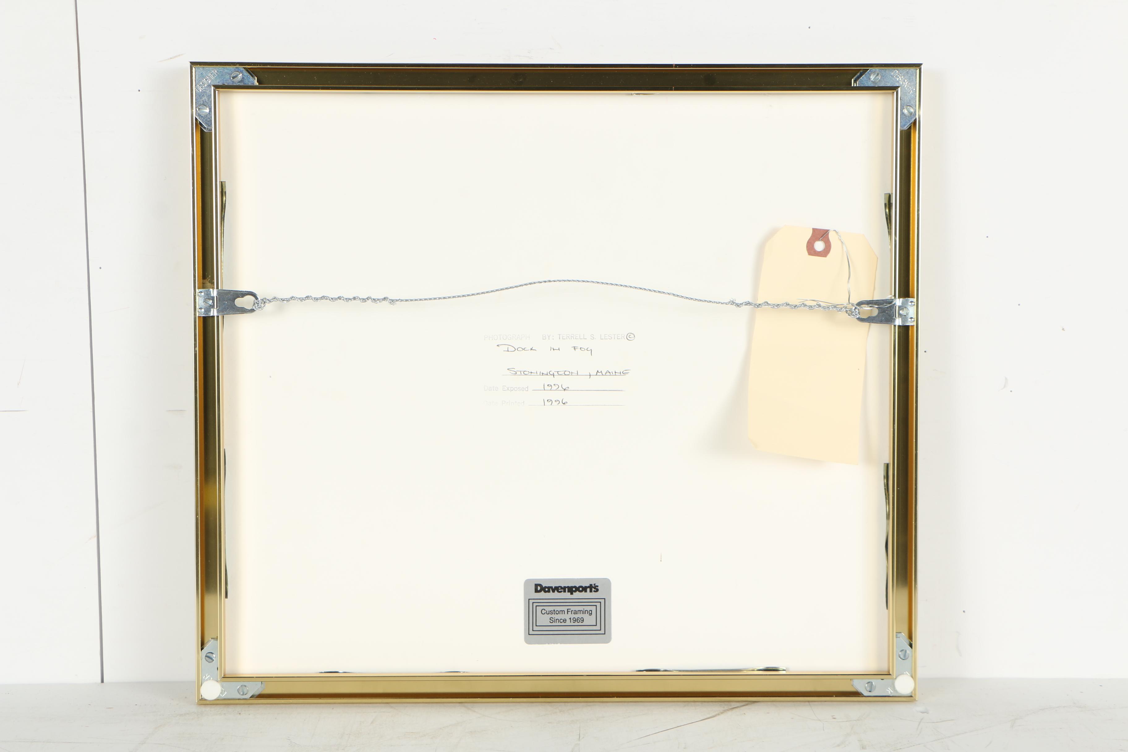 Terrell S. Lester Photograph "Dock in Fog"