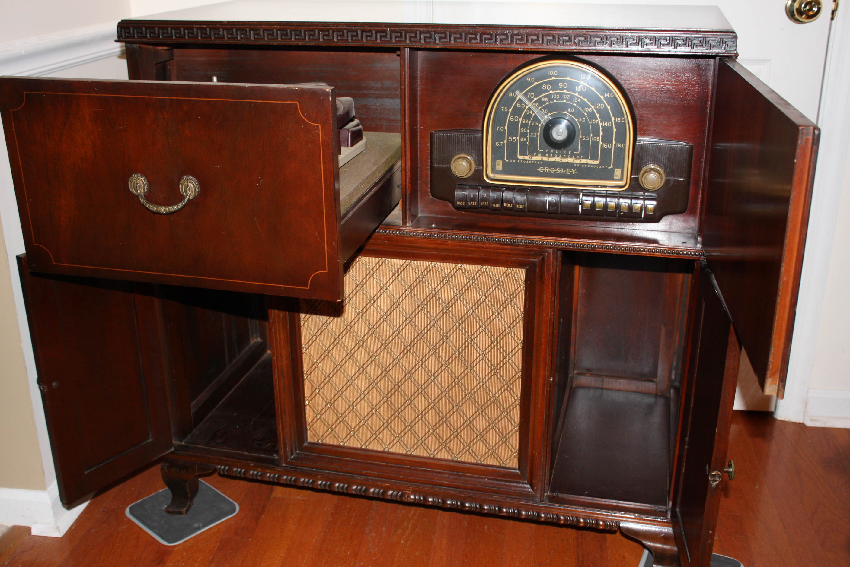 1948 Crosley Record and Radio Cabinet