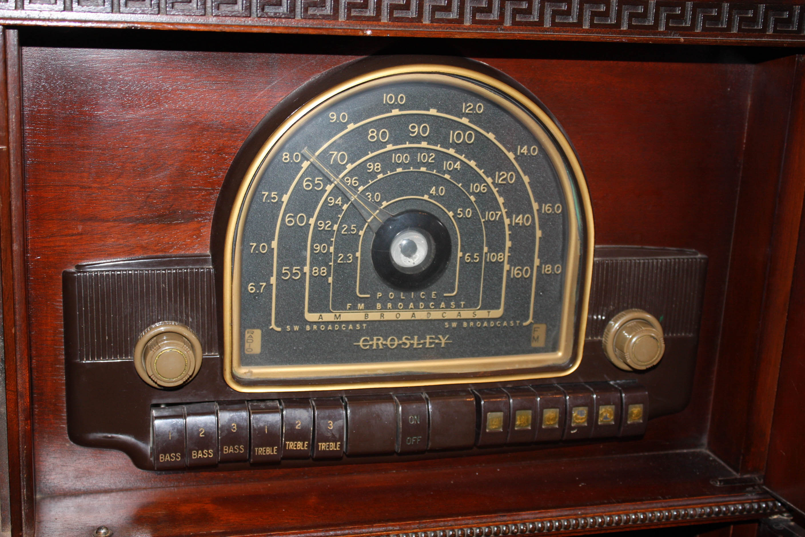 1948 Crosley Record and Radio Cabinet