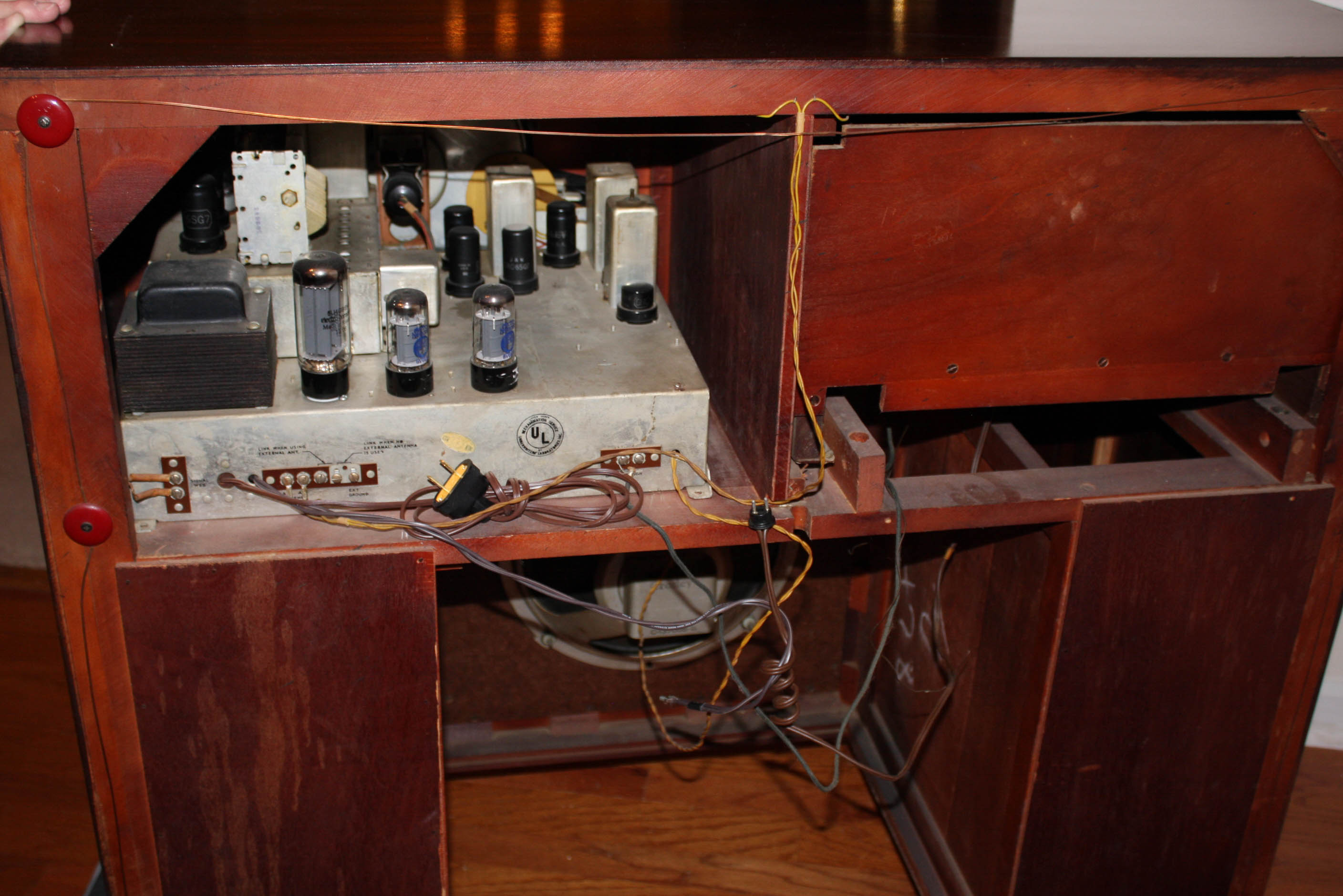 1948 Crosley Record and Radio Cabinet