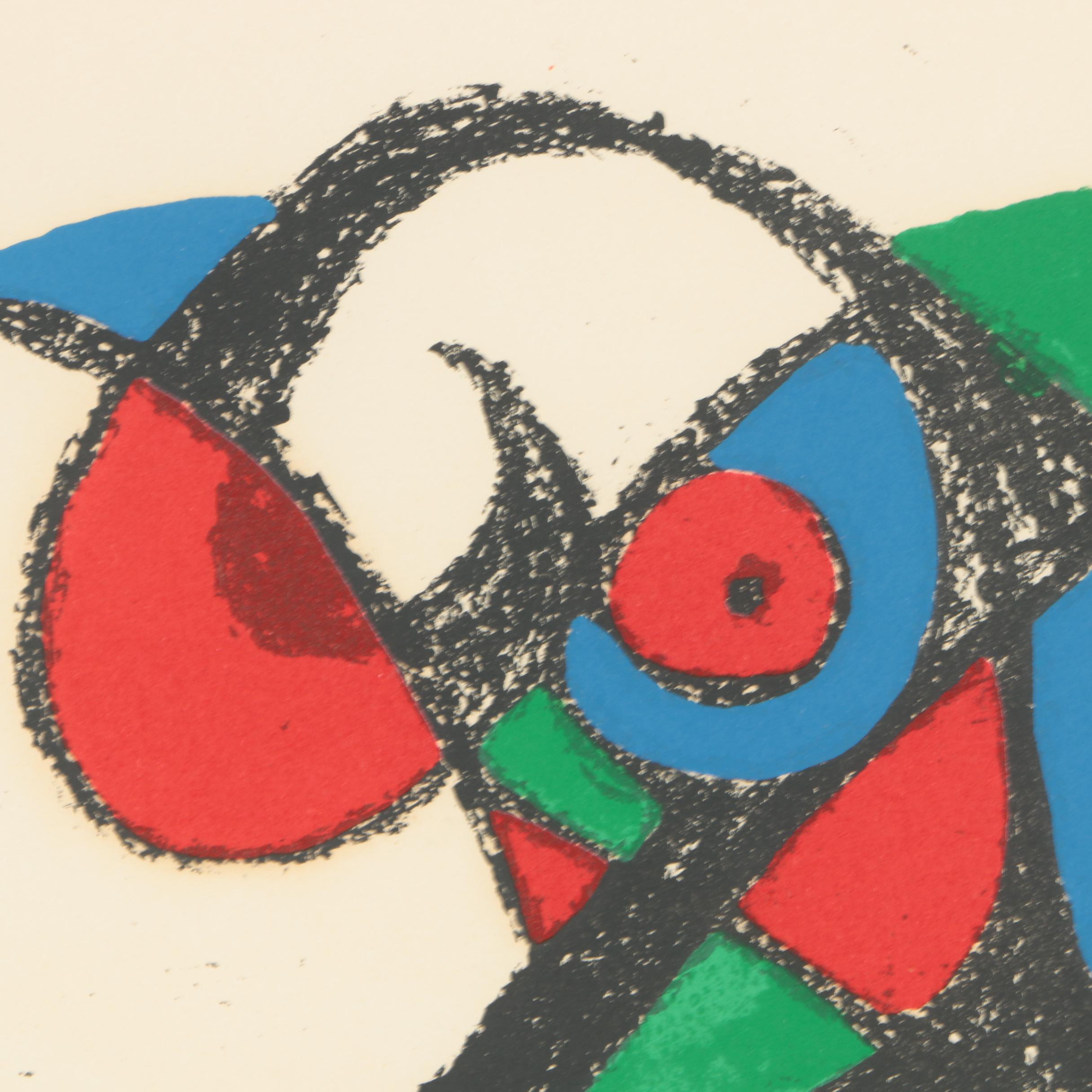 Joan Miró Limited Edition Color Lithograph