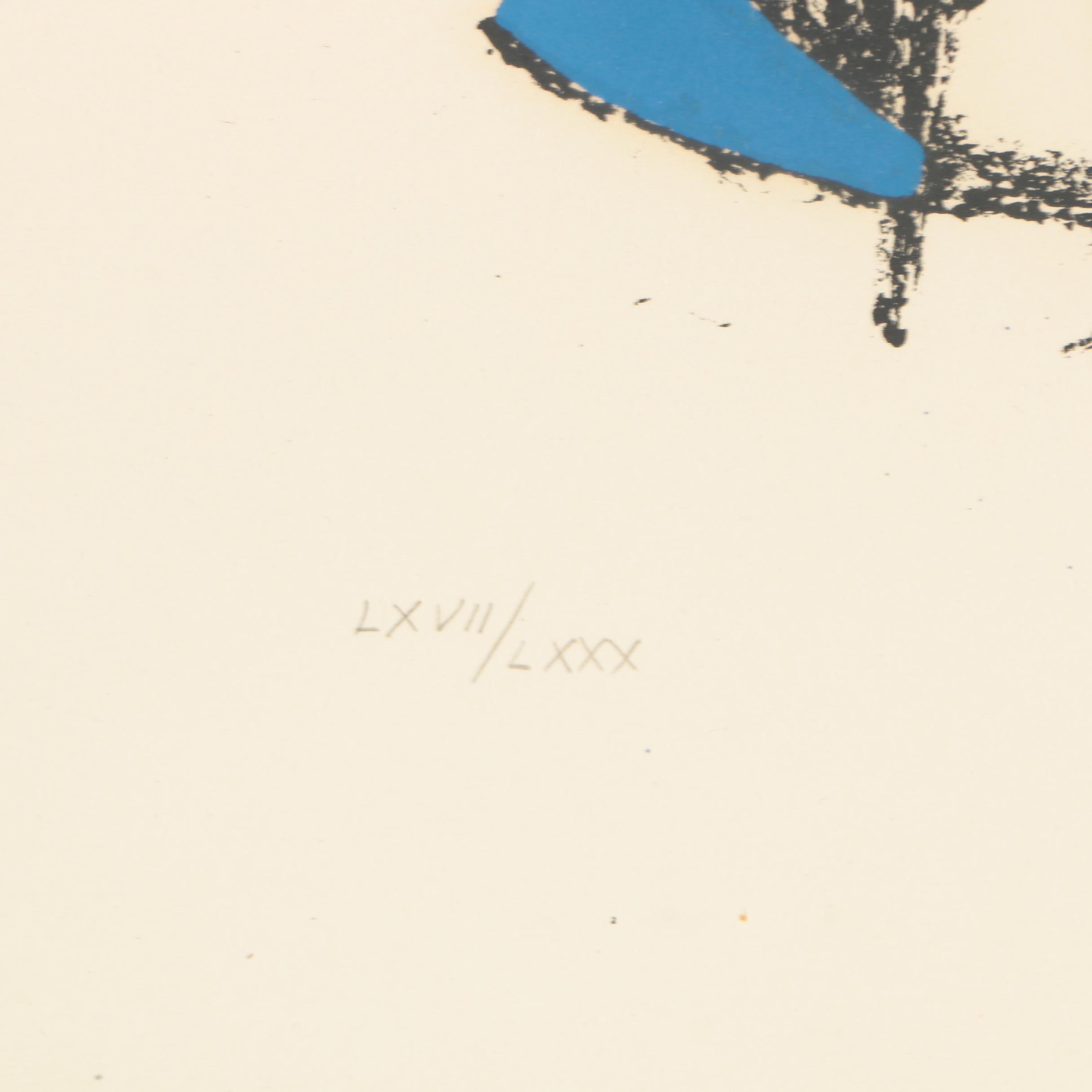 Joan Miró Limited Edition Color Lithograph