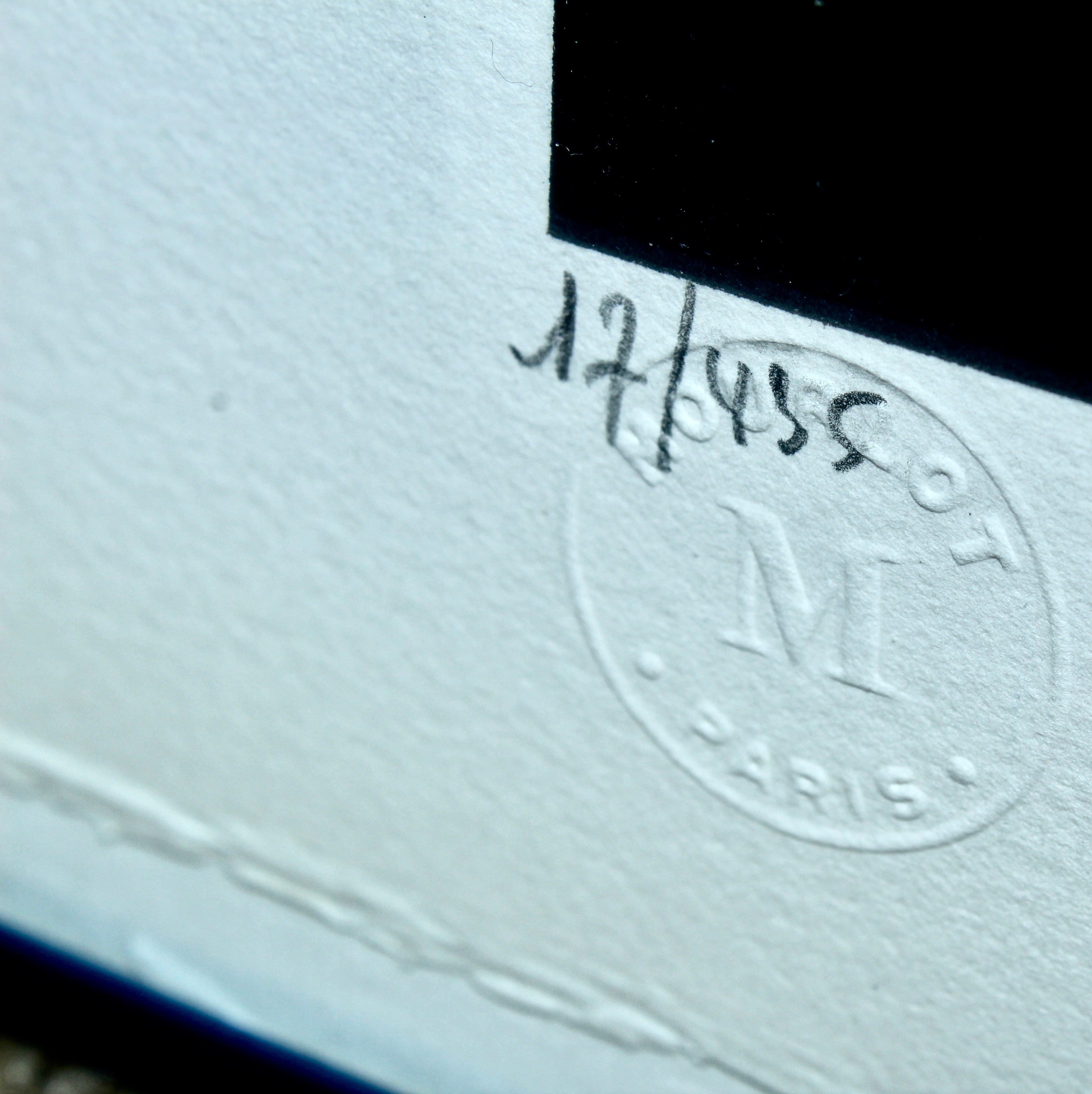 Michel Buret Signed Limited Edition Abstract Lithograph