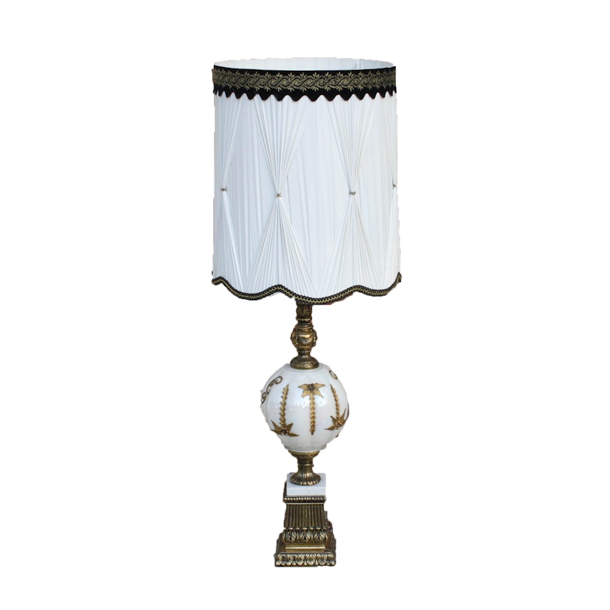 Neoclassical Style Porcelain Lamp