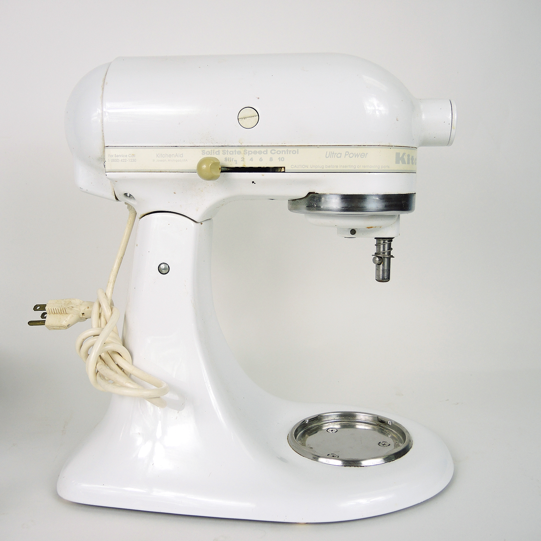 White Kitchen Aid Ultra Power Mixer