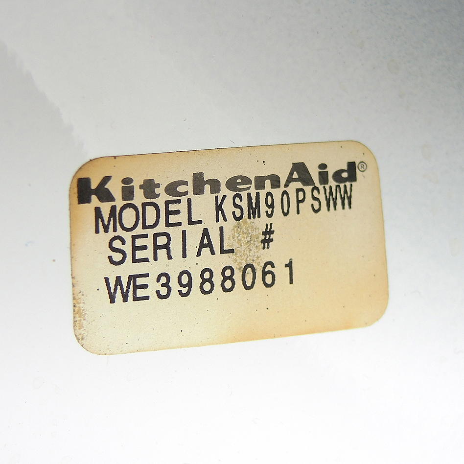 White Kitchen Aid Ultra Power Mixer