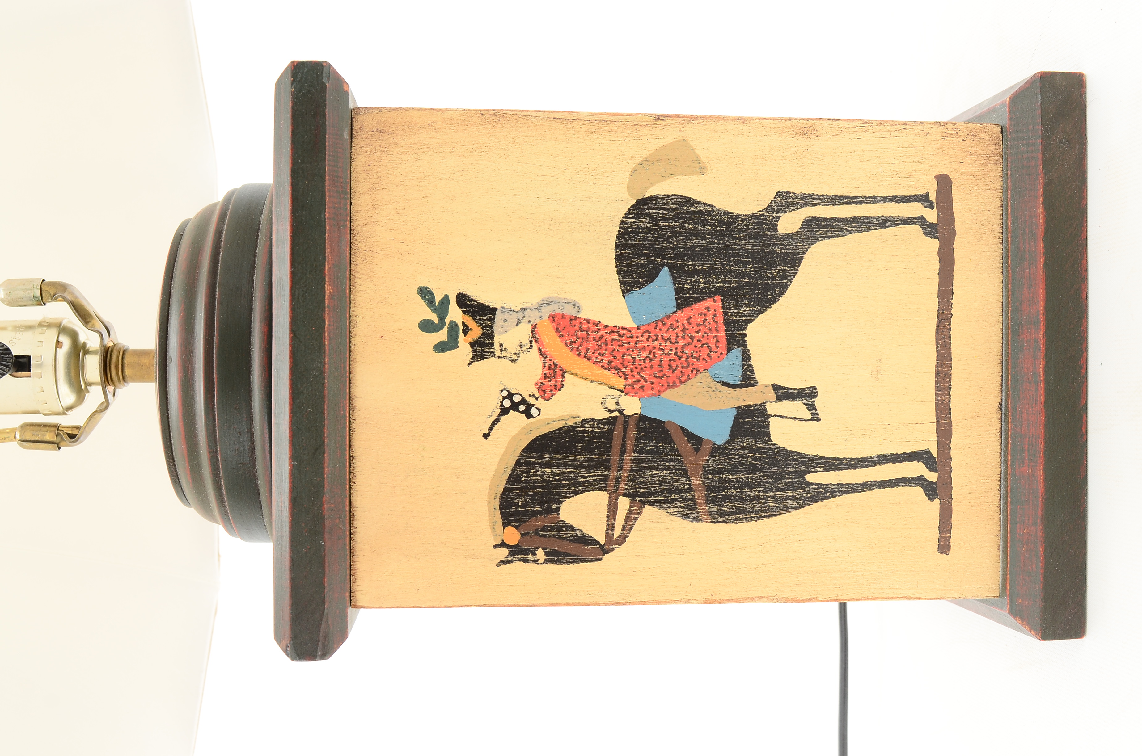 Pair of Lt. Moses Willard Folk Art Lamps