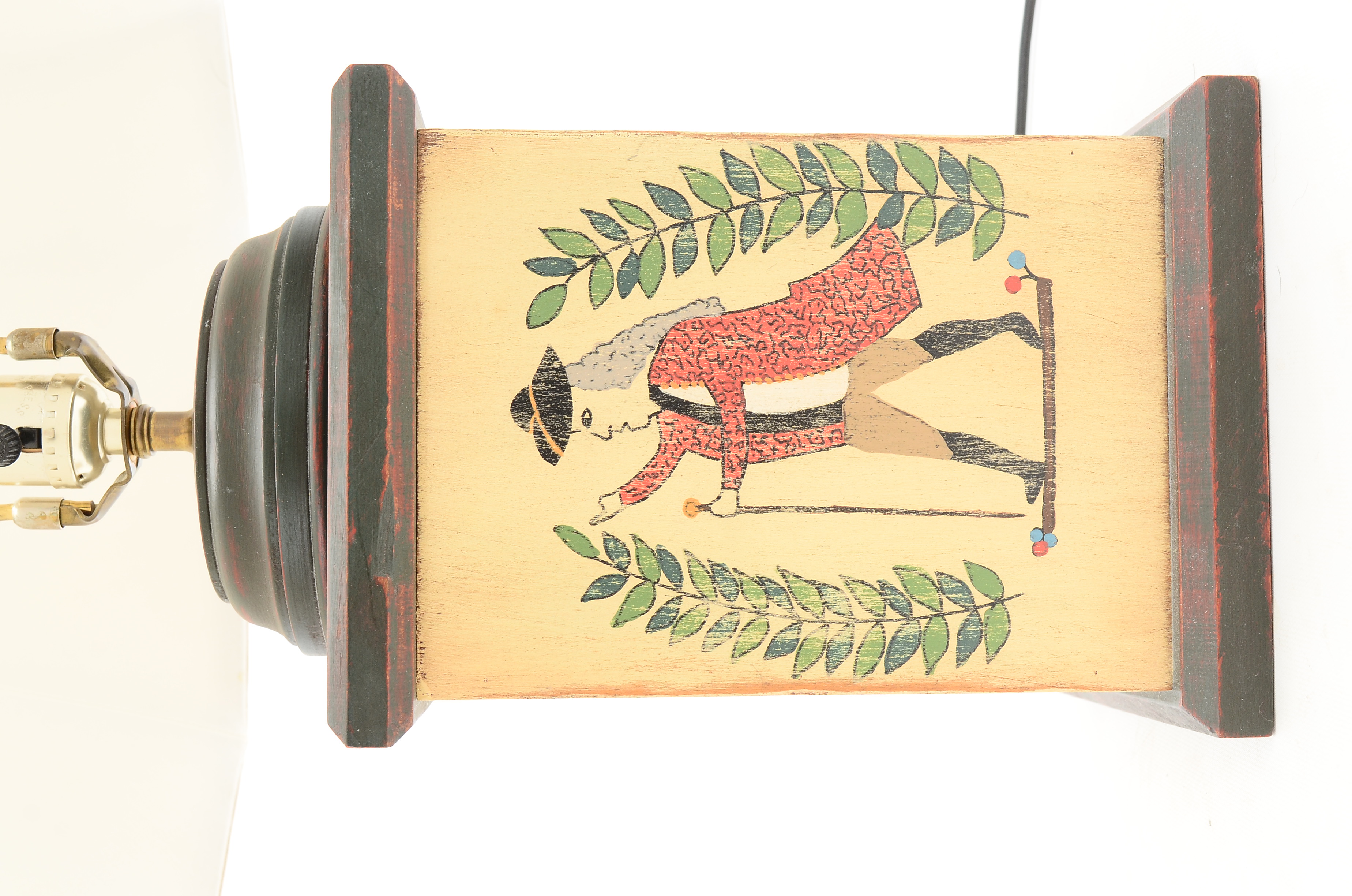 Pair of Lt. Moses Willard Folk Art Lamps