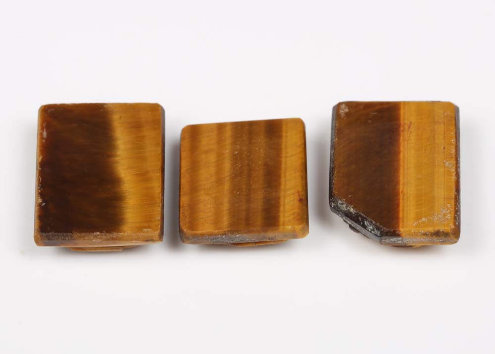 Loose 23.855 CTW Tiger Eye Cameos