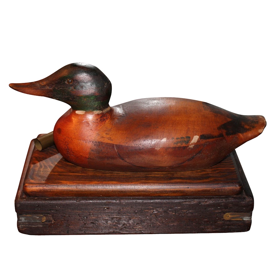 Jules A. Bouillet Carved Decoy Box