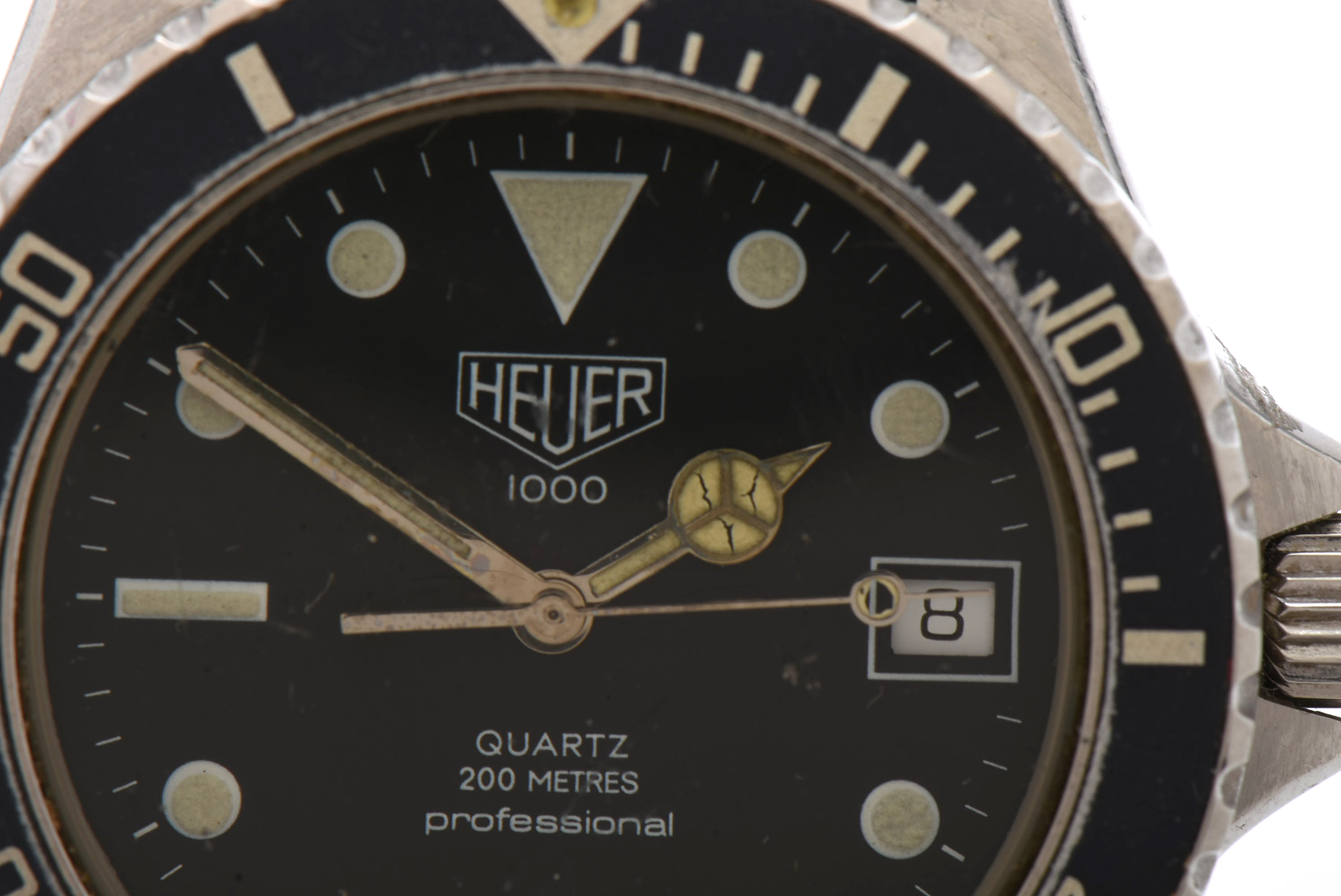 1980s Heuer 1000 Stainless Steel Quartz Watch, Pre TAG Heuer