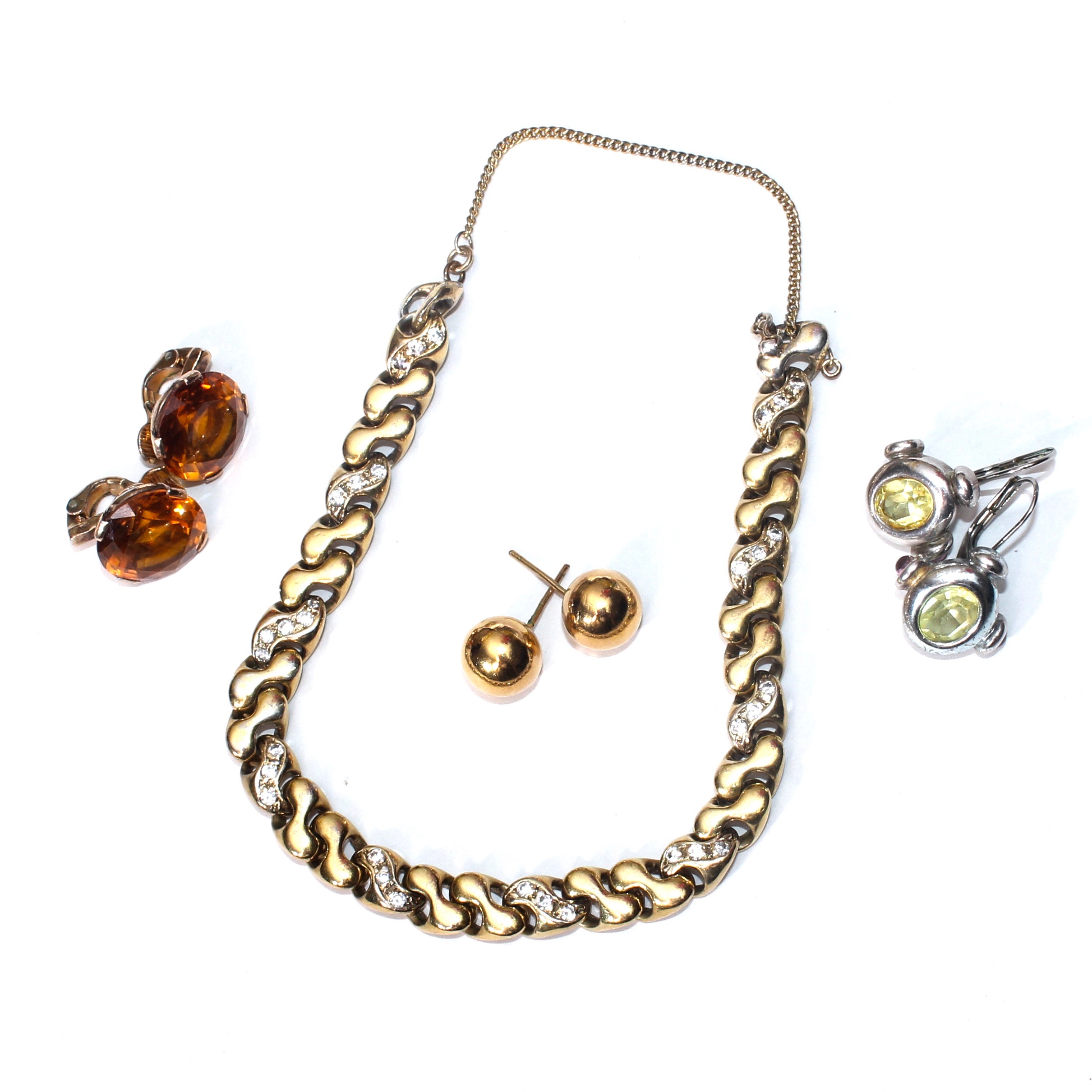 Assorted Metal Bracelet And Earrings