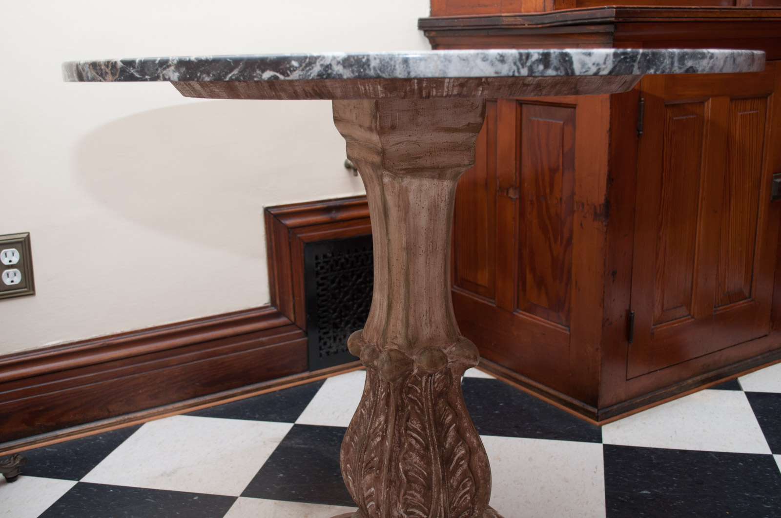 Small Marble-Top Table